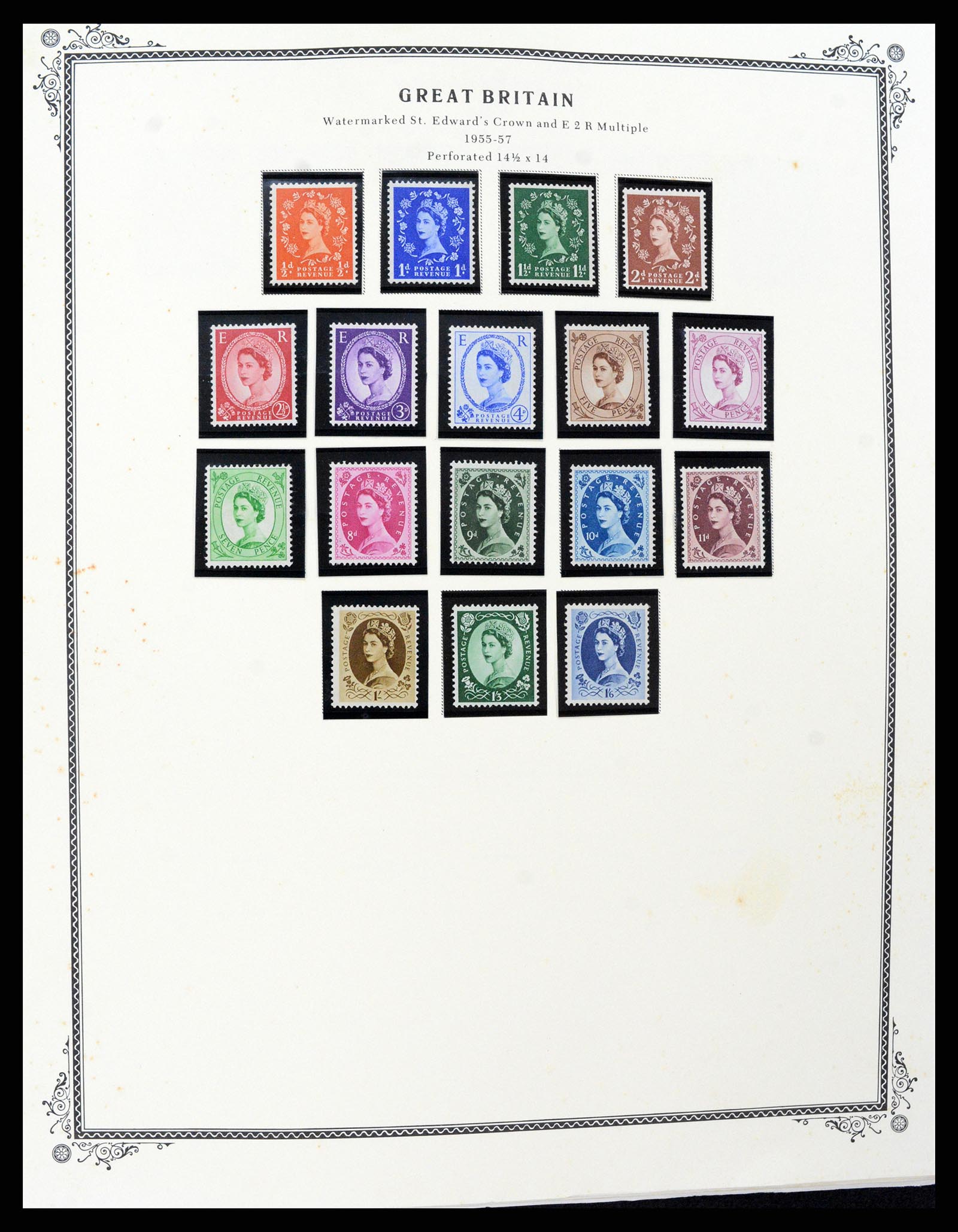 37630 041 - Postzegelverzameling 37630 Engeland 1840-1990.