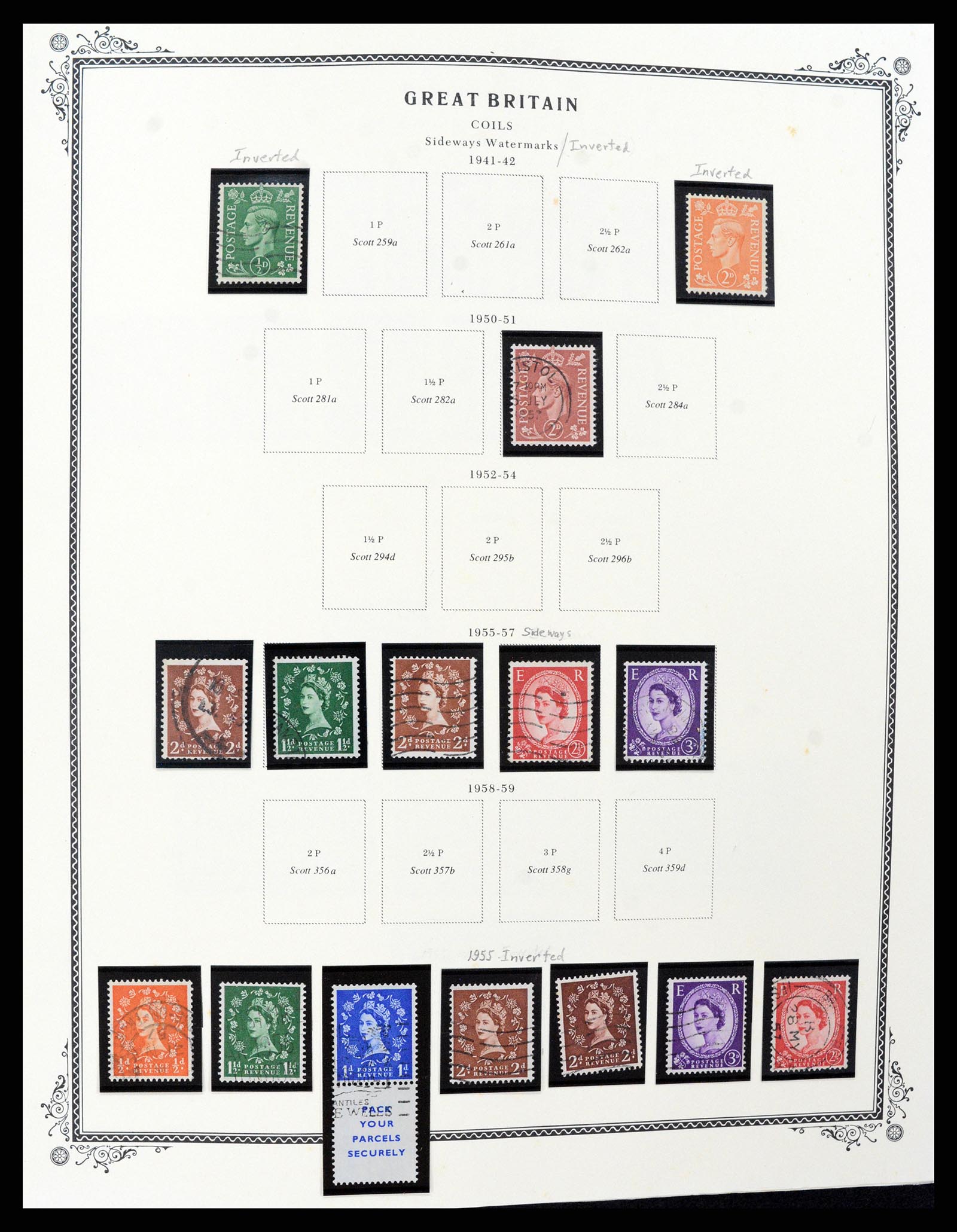 37630 043 - Postzegelverzameling 37630 Engeland 1840-1990.