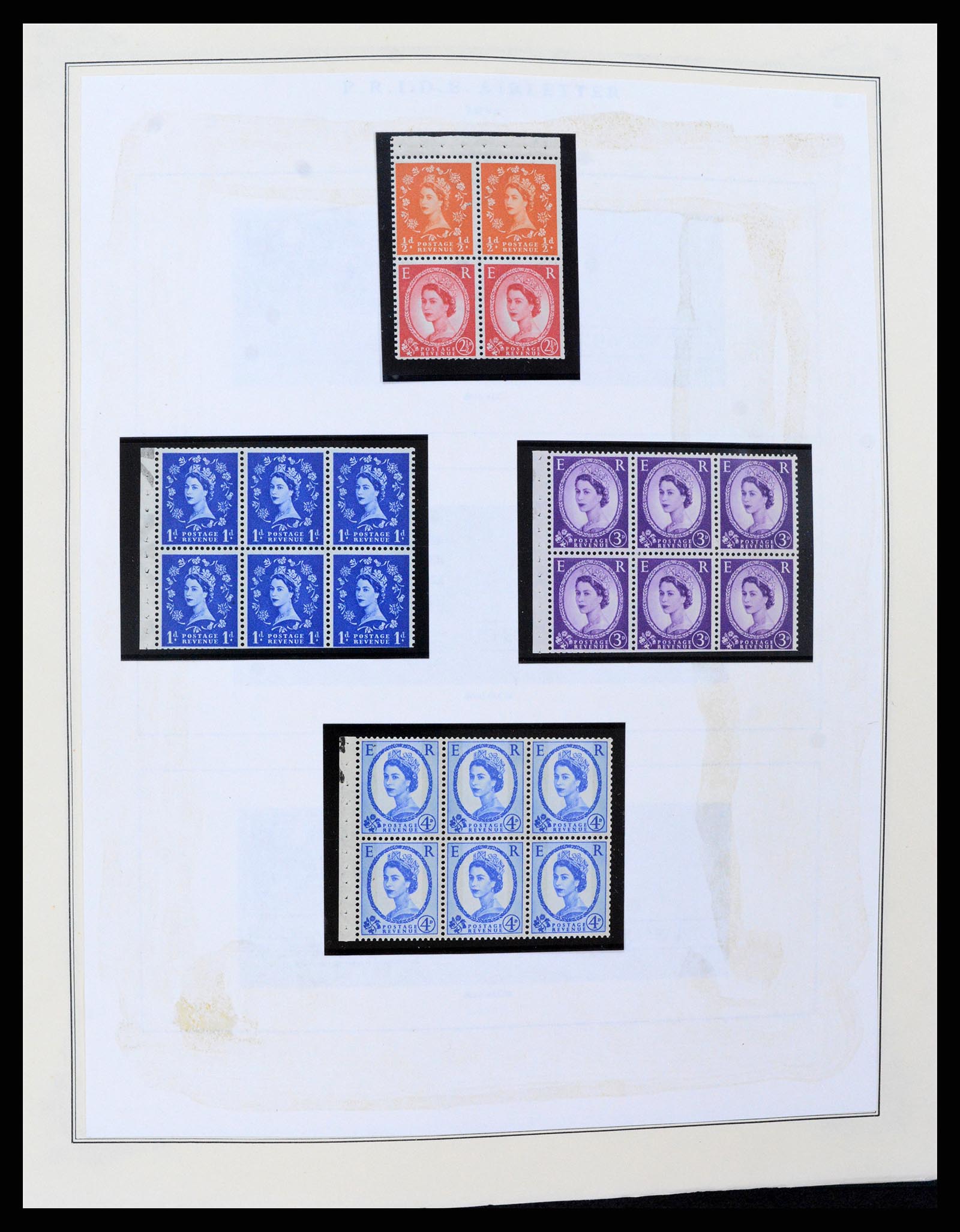 37630 045 - Postzegelverzameling 37630 Engeland 1840-1990.