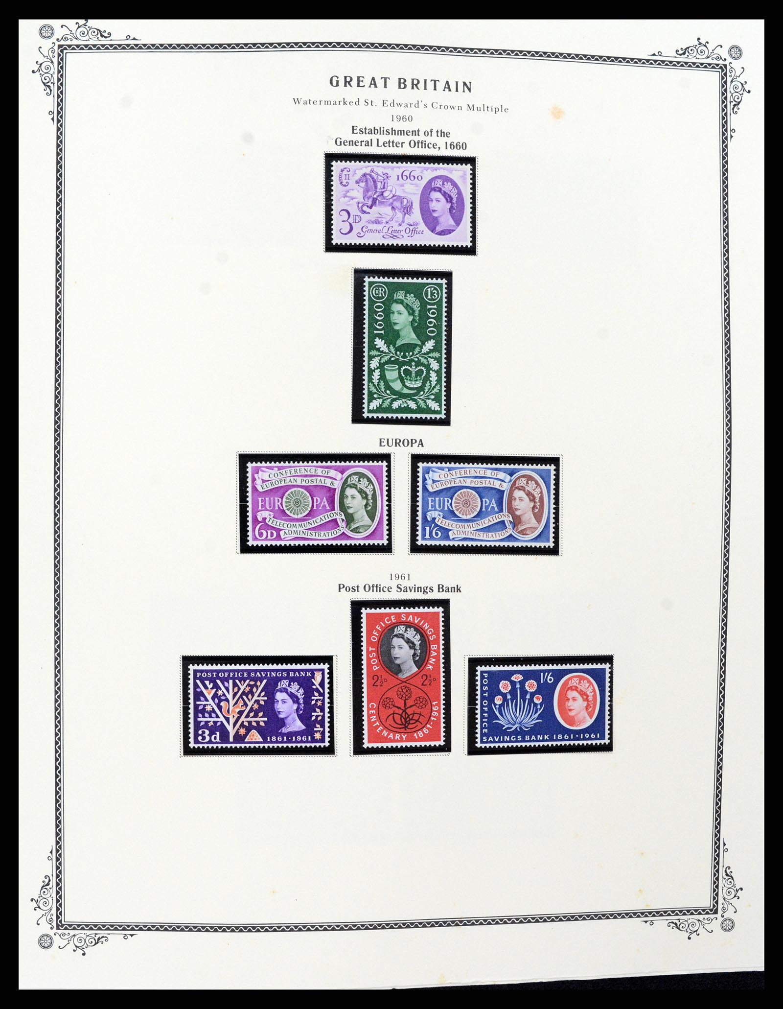 37630 047 - Postzegelverzameling 37630 Engeland 1840-1990.