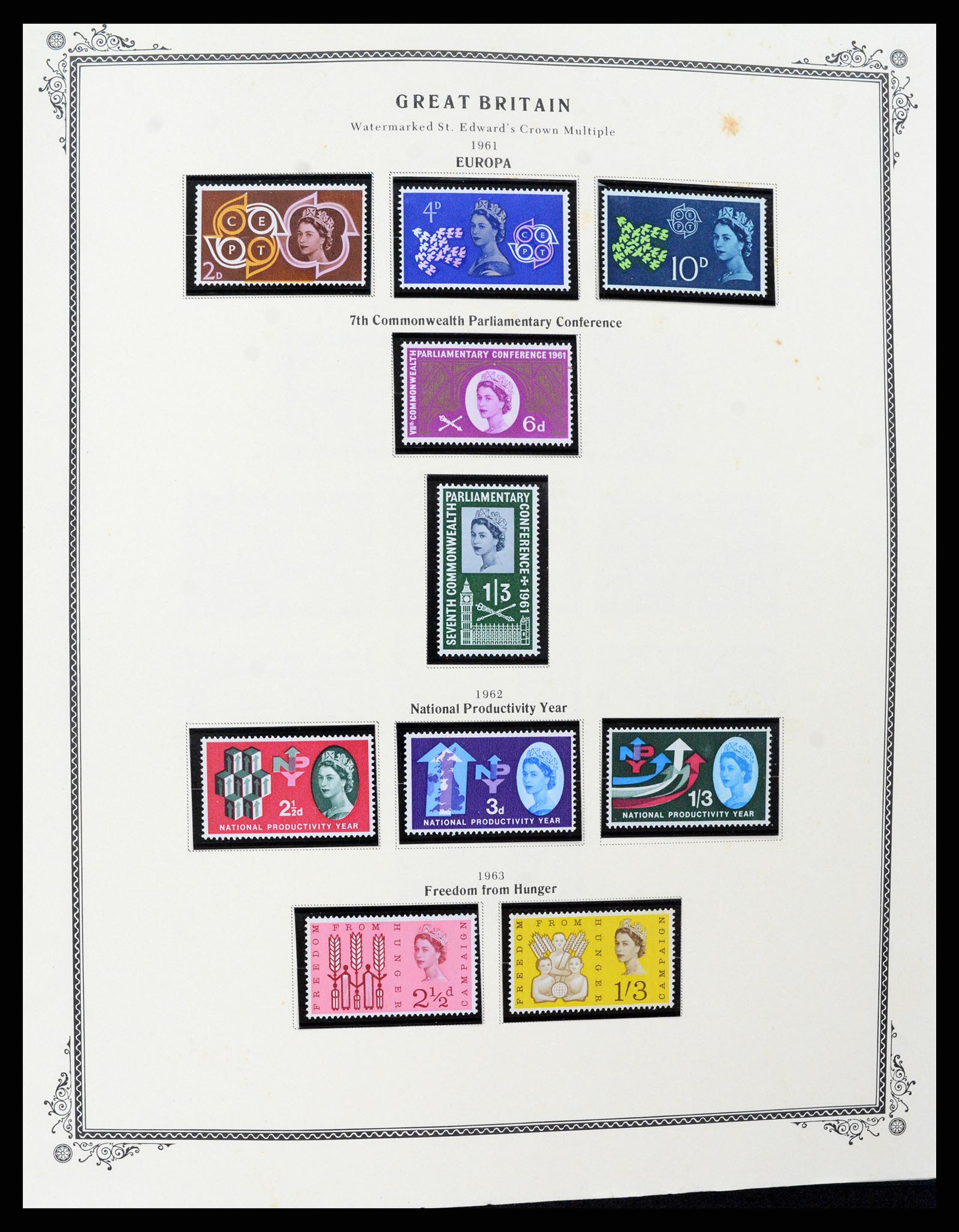 37630 048 - Postzegelverzameling 37630 Engeland 1840-1990.