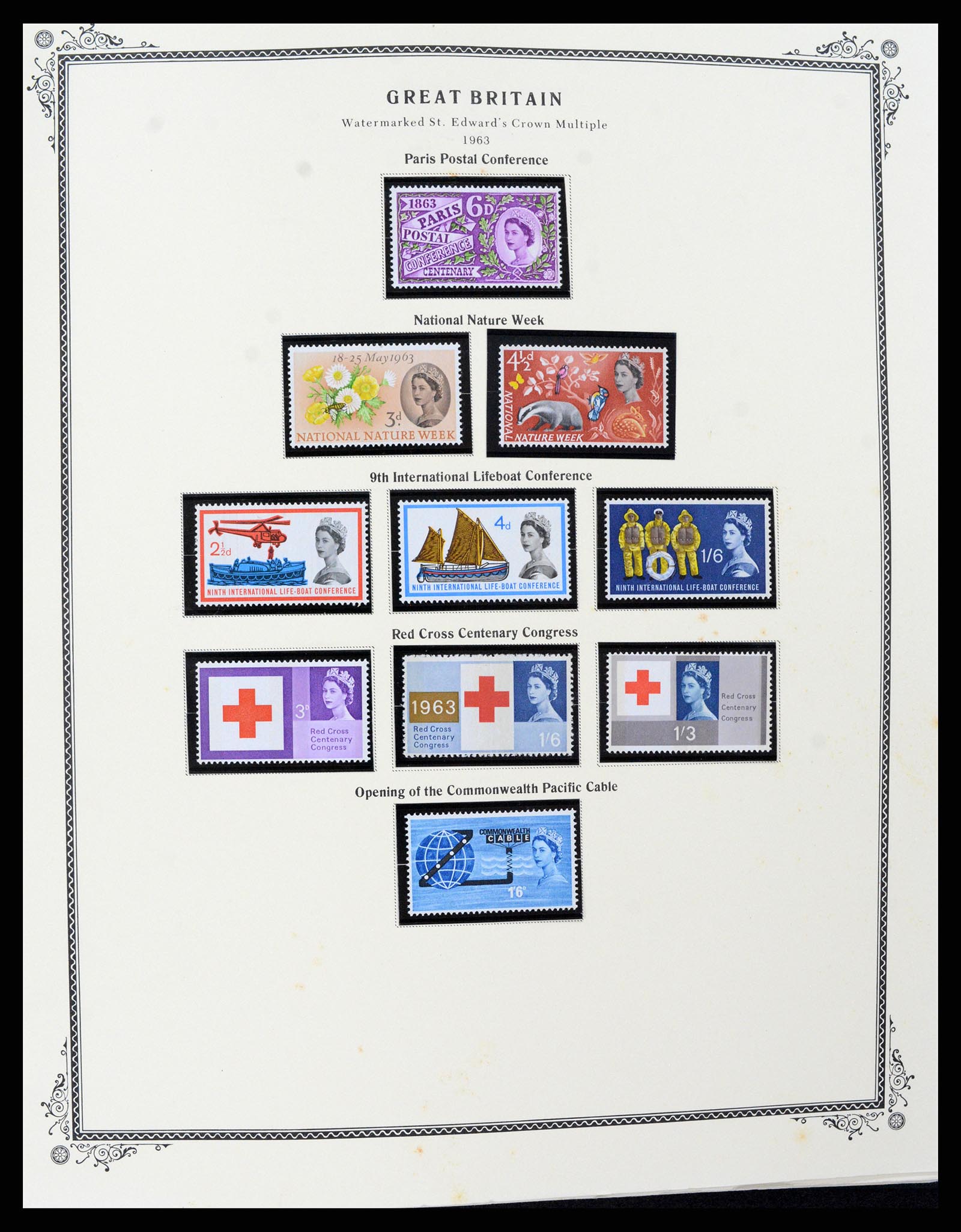 37630 049 - Postzegelverzameling 37630 Engeland 1840-1990.