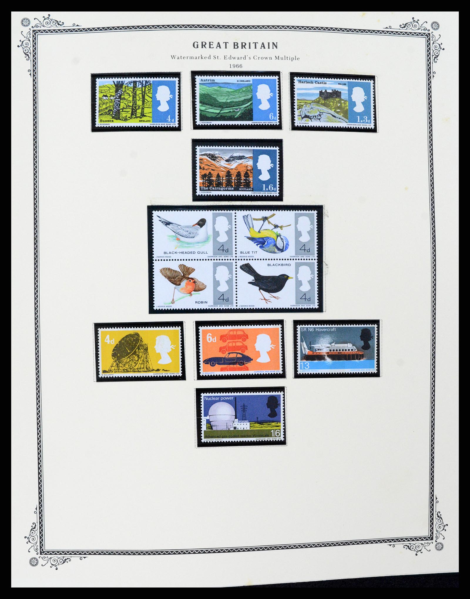 37630 056 - Postzegelverzameling 37630 Engeland 1840-1990.