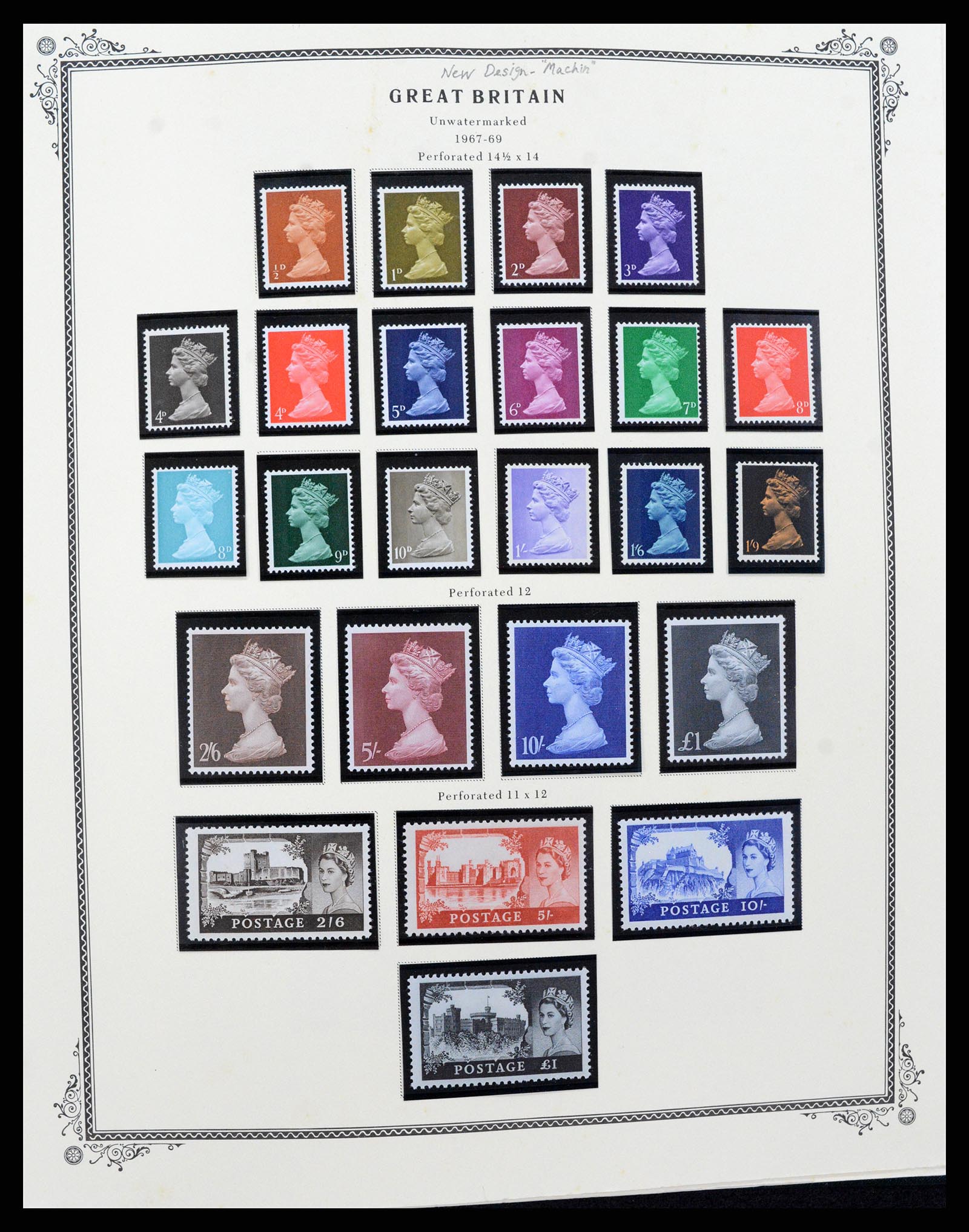 37630 060 - Postzegelverzameling 37630 Engeland 1840-1990.