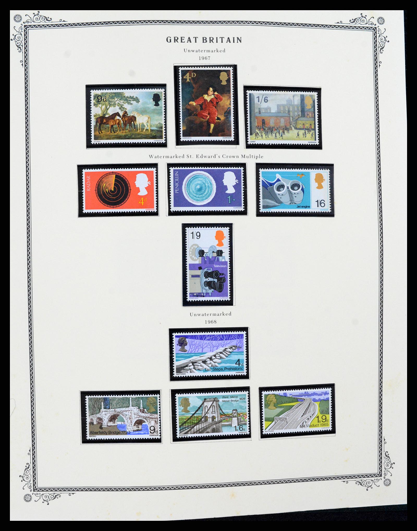 37630 062 - Postzegelverzameling 37630 Engeland 1840-1990.
