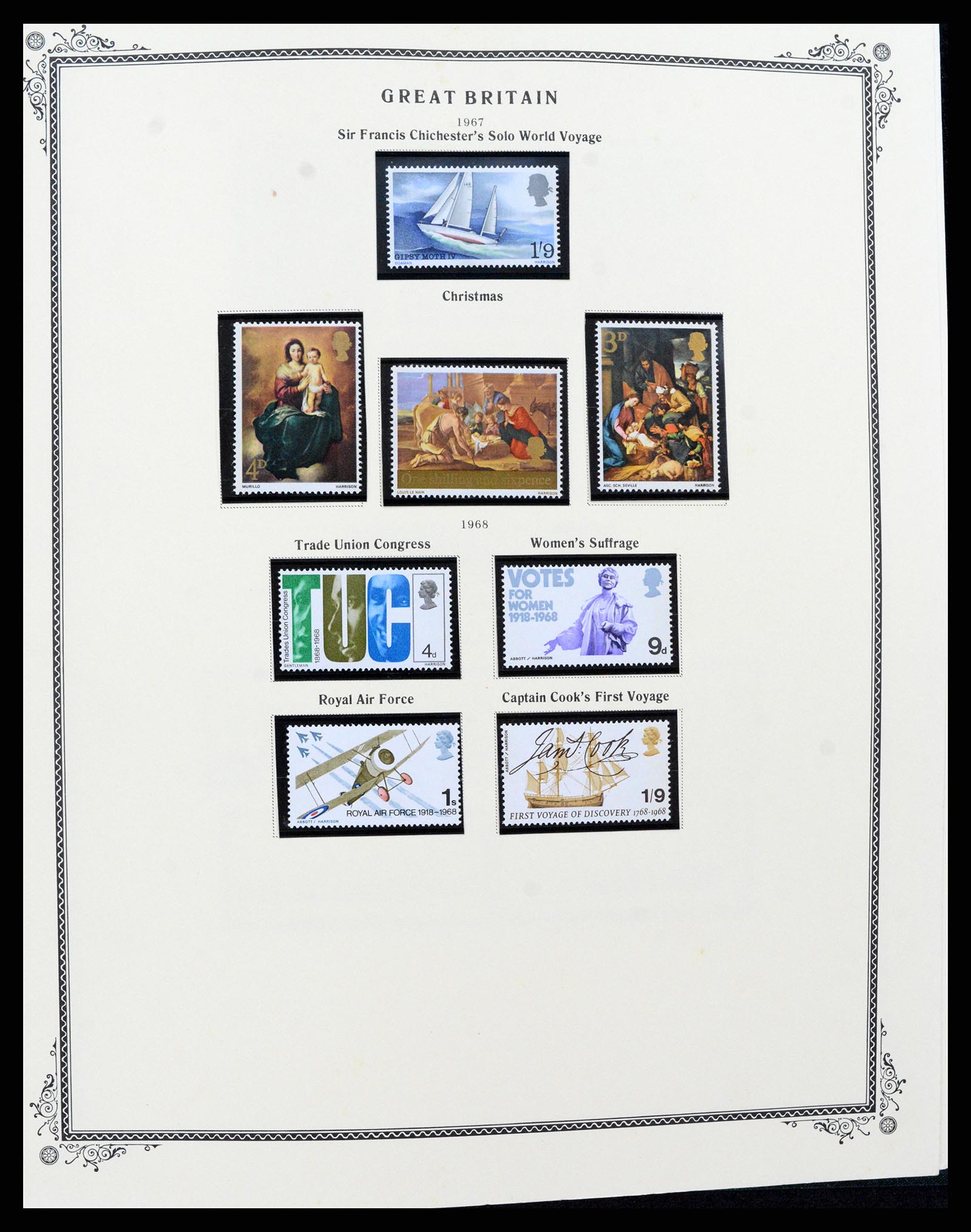 37630 063 - Postzegelverzameling 37630 Engeland 1840-1990.