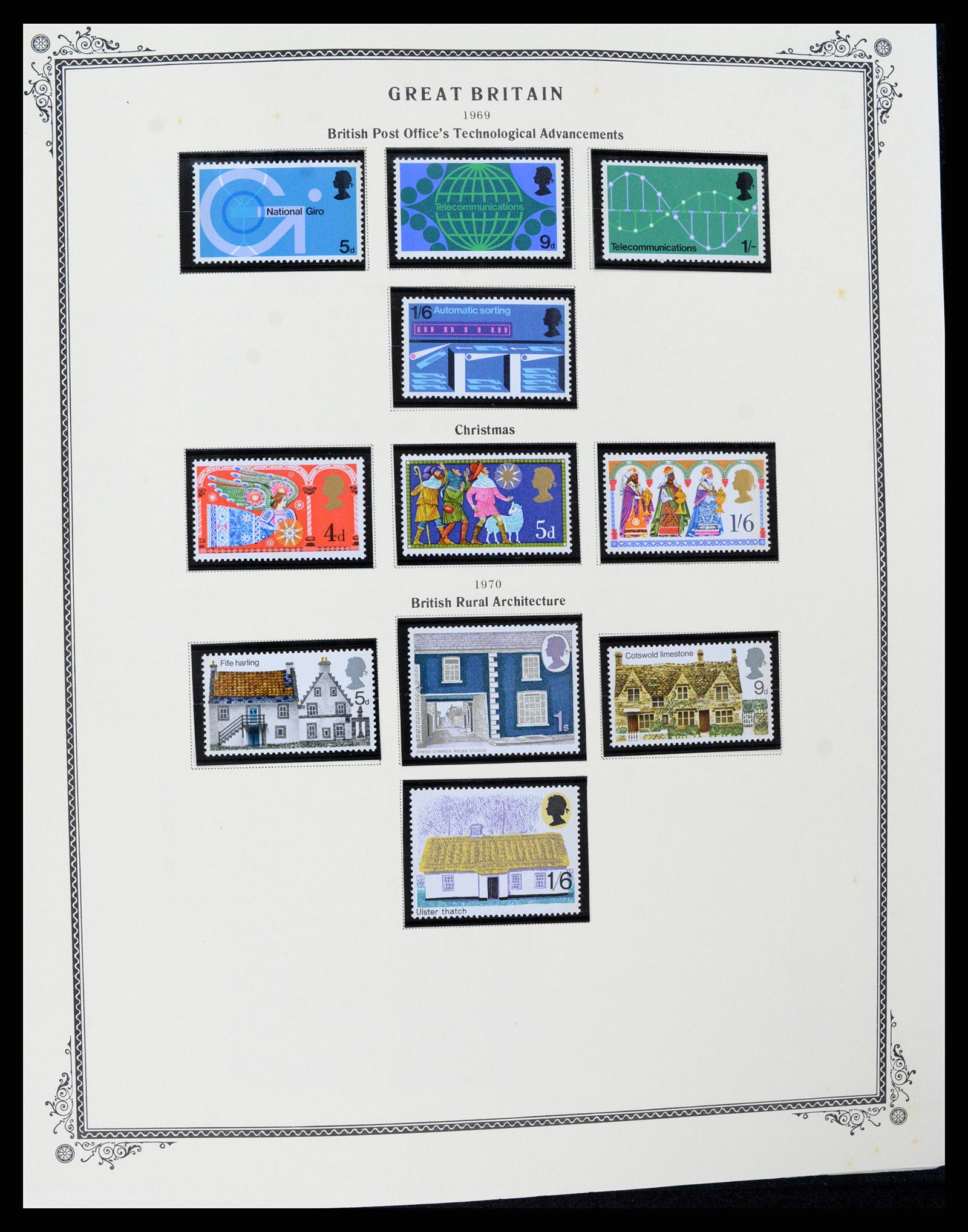 37630 067 - Postzegelverzameling 37630 Engeland 1840-1990.