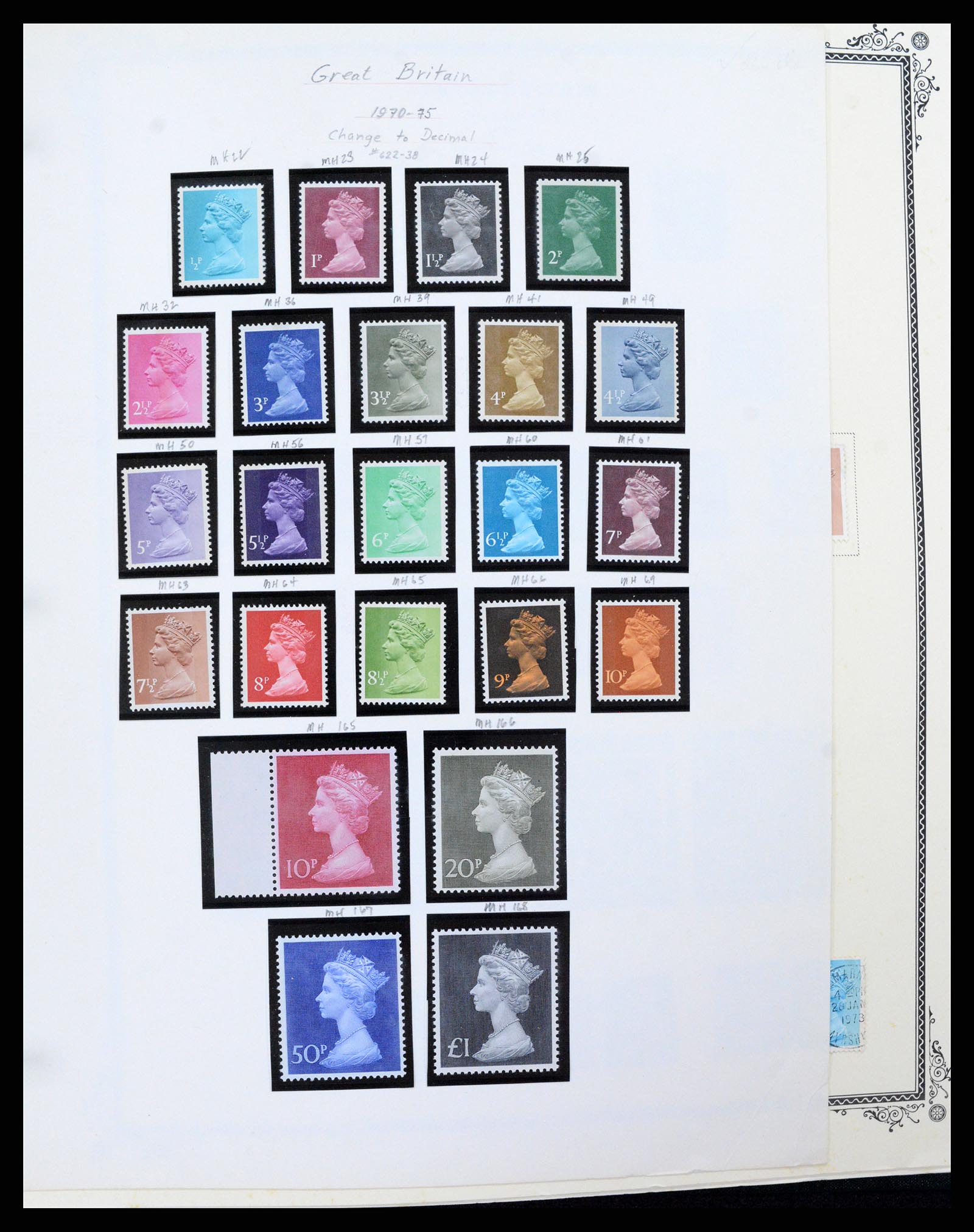 37630 068 - Postzegelverzameling 37630 Engeland 1840-1990.