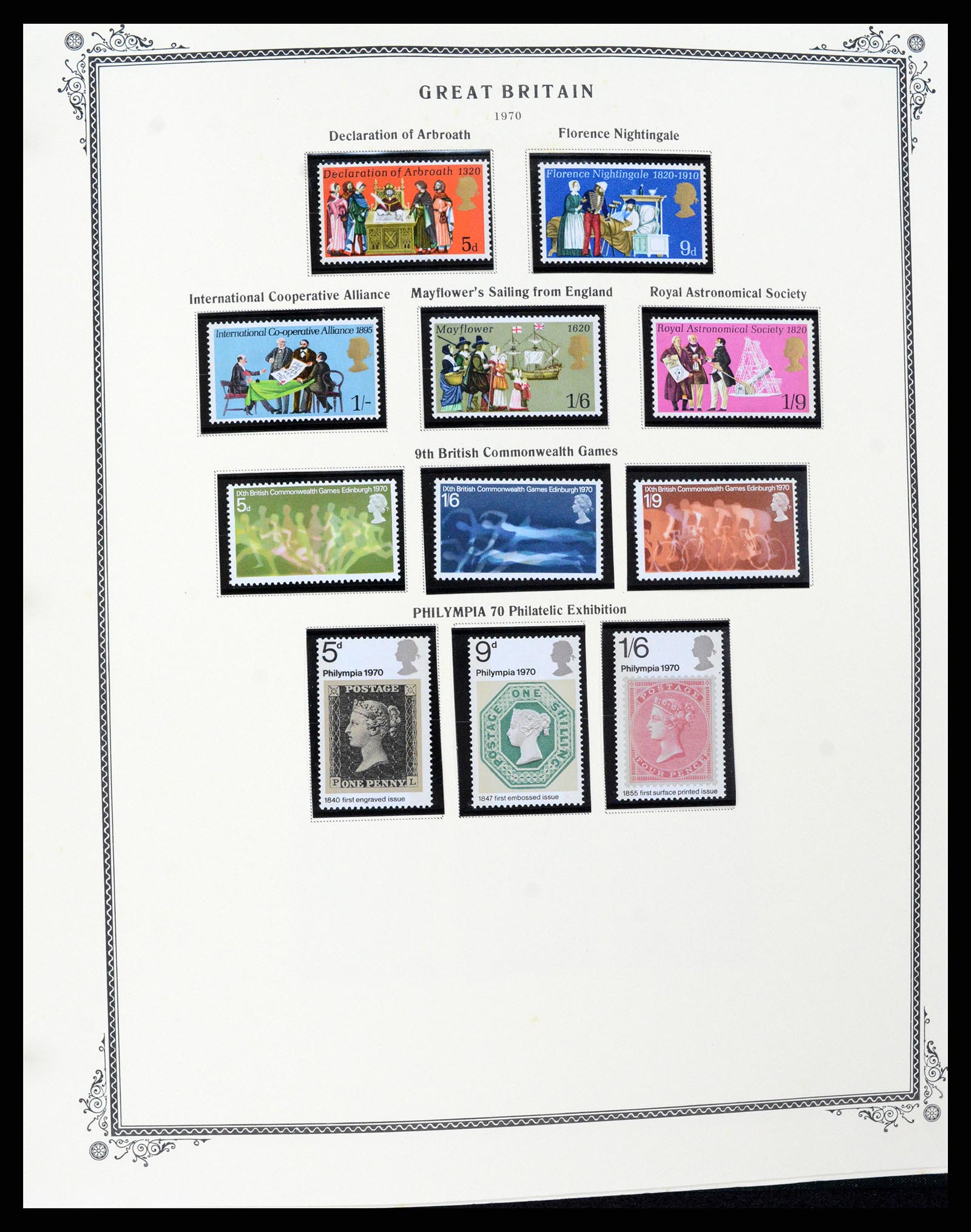 37630 070 - Postzegelverzameling 37630 Engeland 1840-1990.