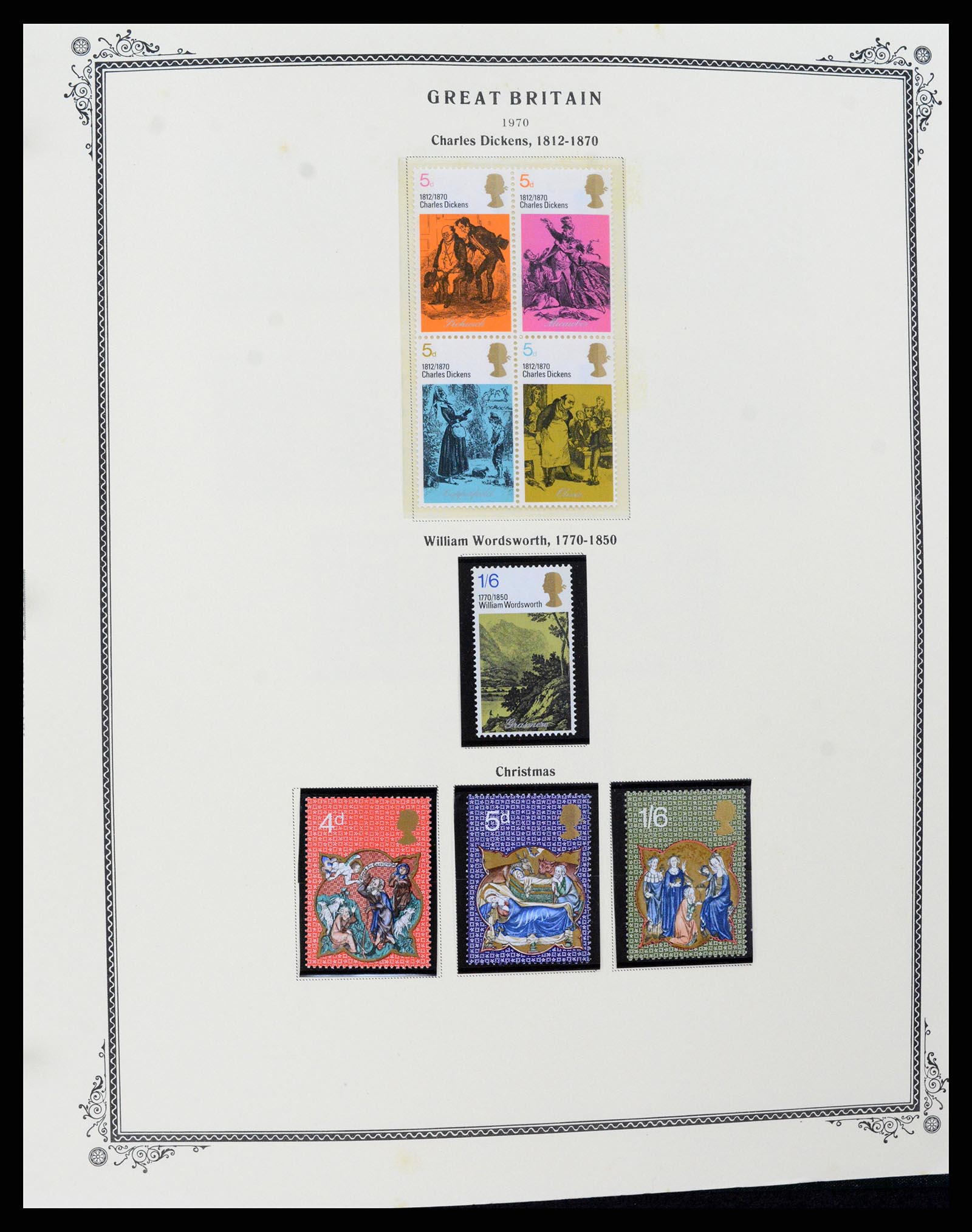 37630 071 - Postzegelverzameling 37630 Engeland 1840-1990.