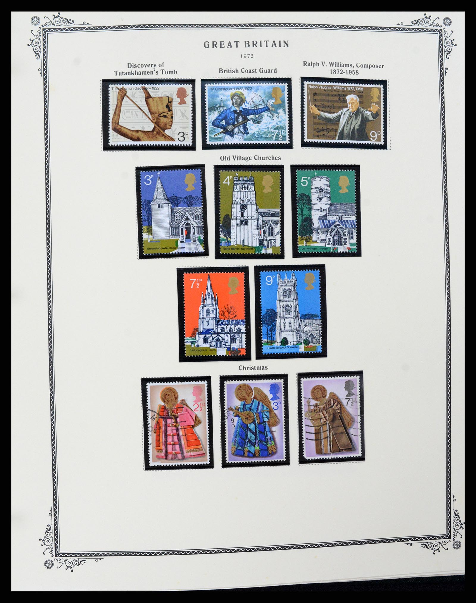 37630 074 - Postzegelverzameling 37630 Engeland 1840-1990.