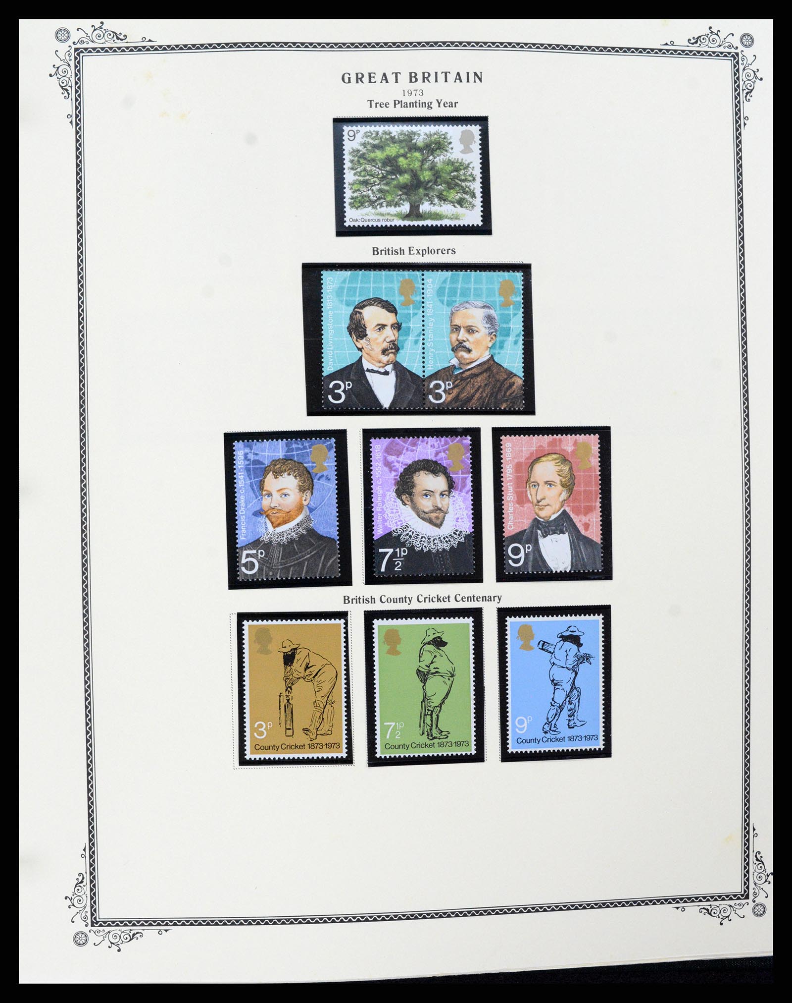 37630 076 - Postzegelverzameling 37630 Engeland 1840-1990.