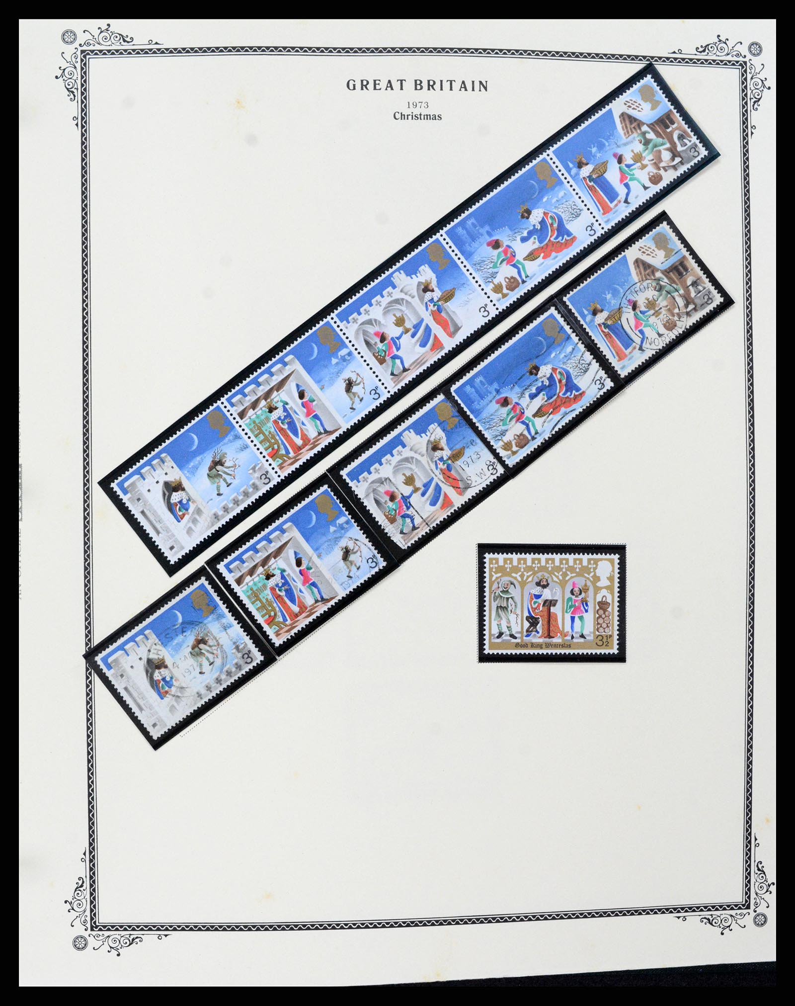 37630 078 - Postzegelverzameling 37630 Engeland 1840-1990.
