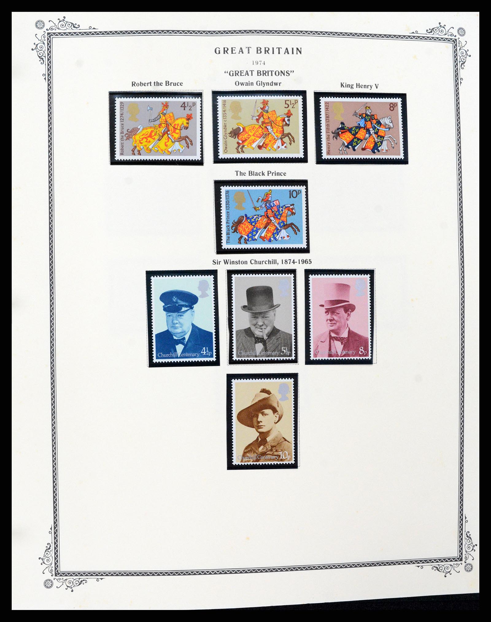 37630 080 - Postzegelverzameling 37630 Engeland 1840-1990.