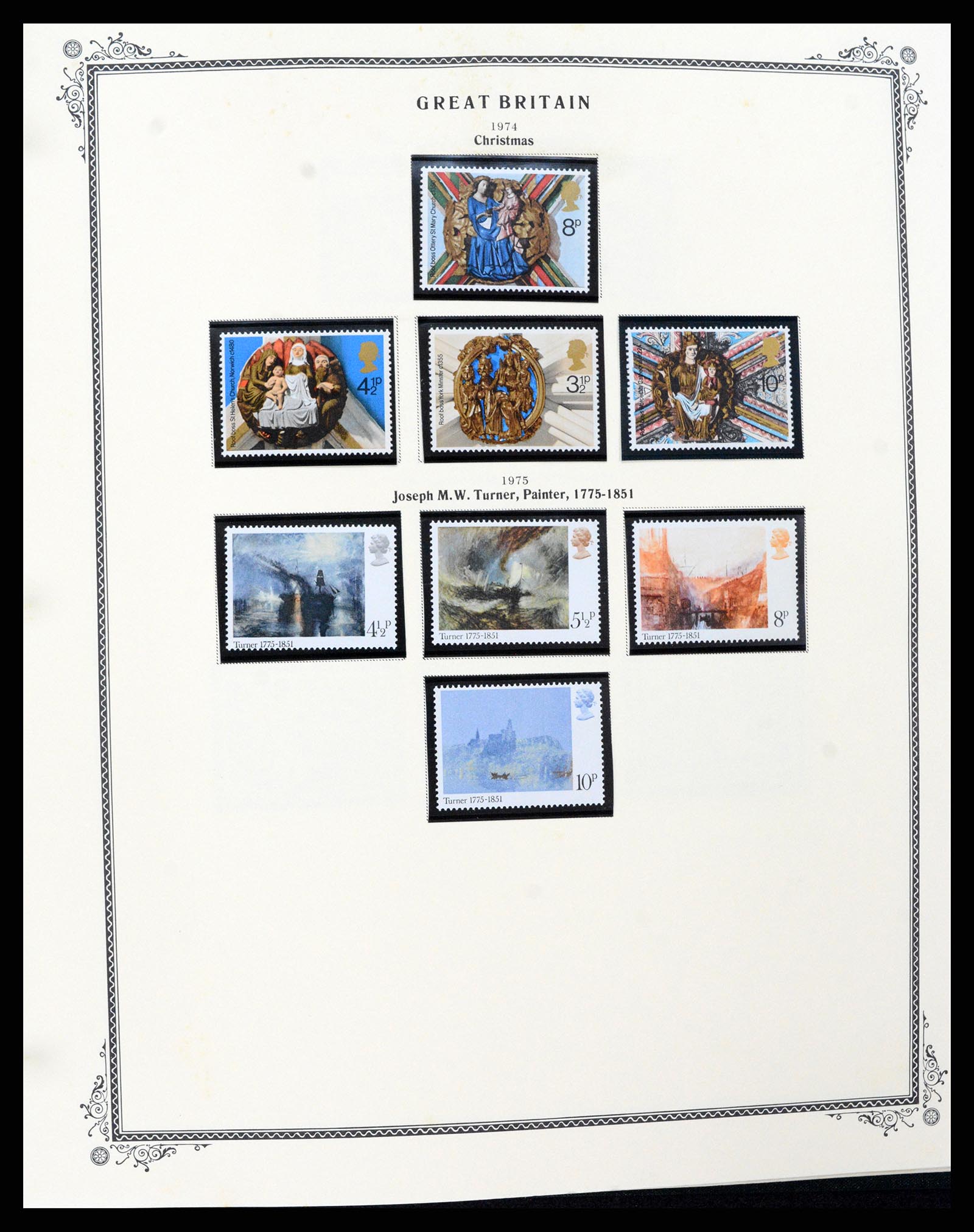 37630 081 - Postzegelverzameling 37630 Engeland 1840-1990.