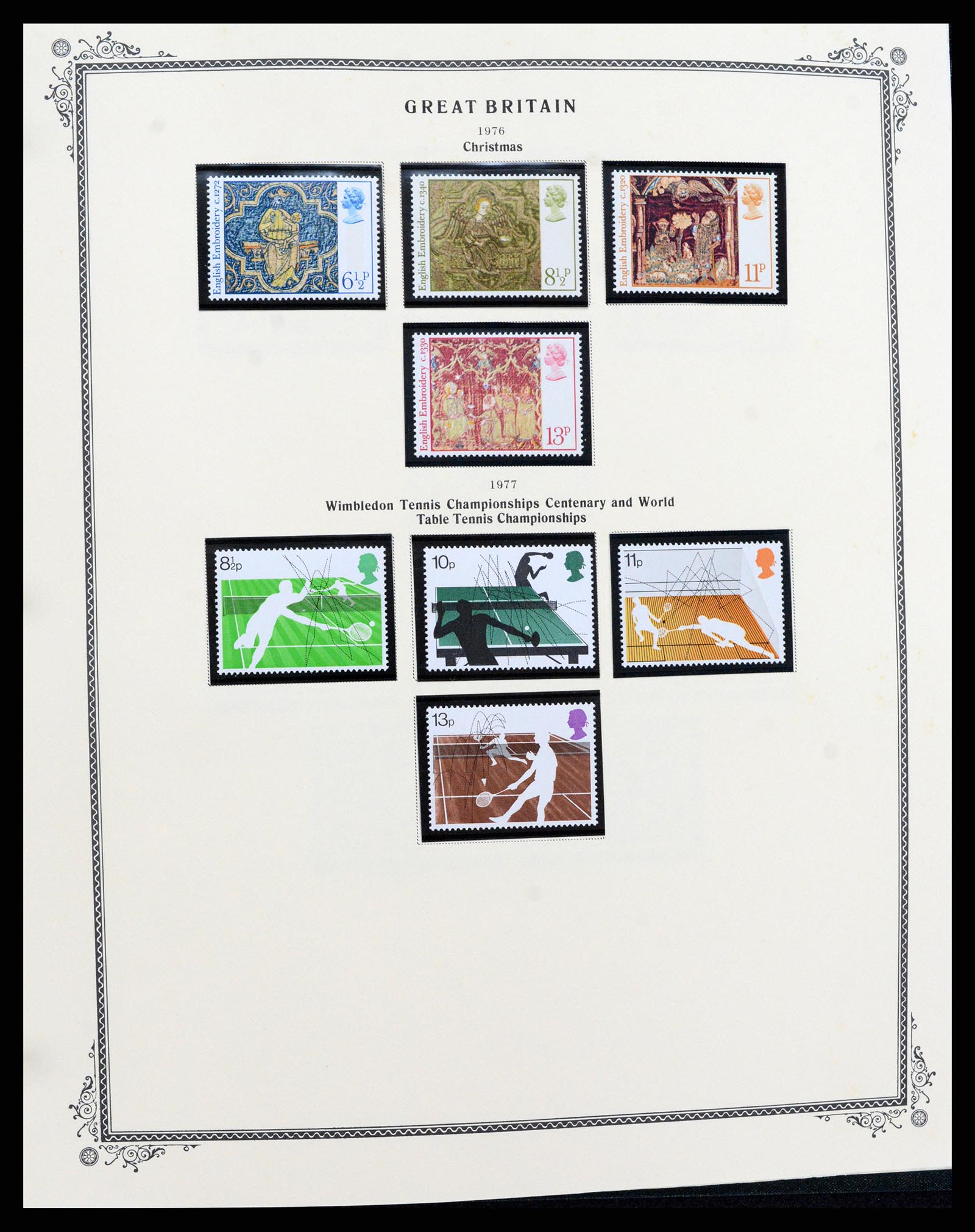 37630 089 - Postzegelverzameling 37630 Engeland 1840-1990.