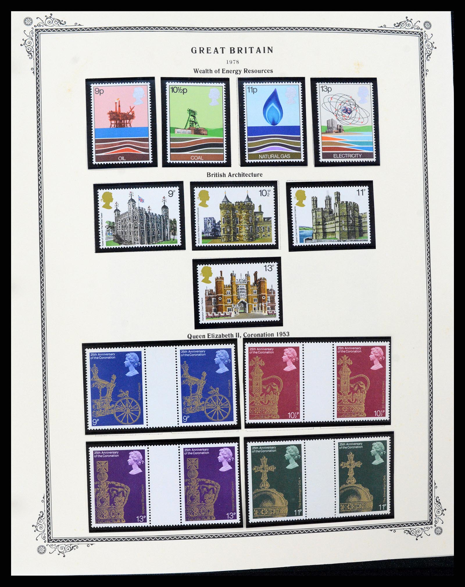 37630 092 - Postzegelverzameling 37630 Engeland 1840-1990.