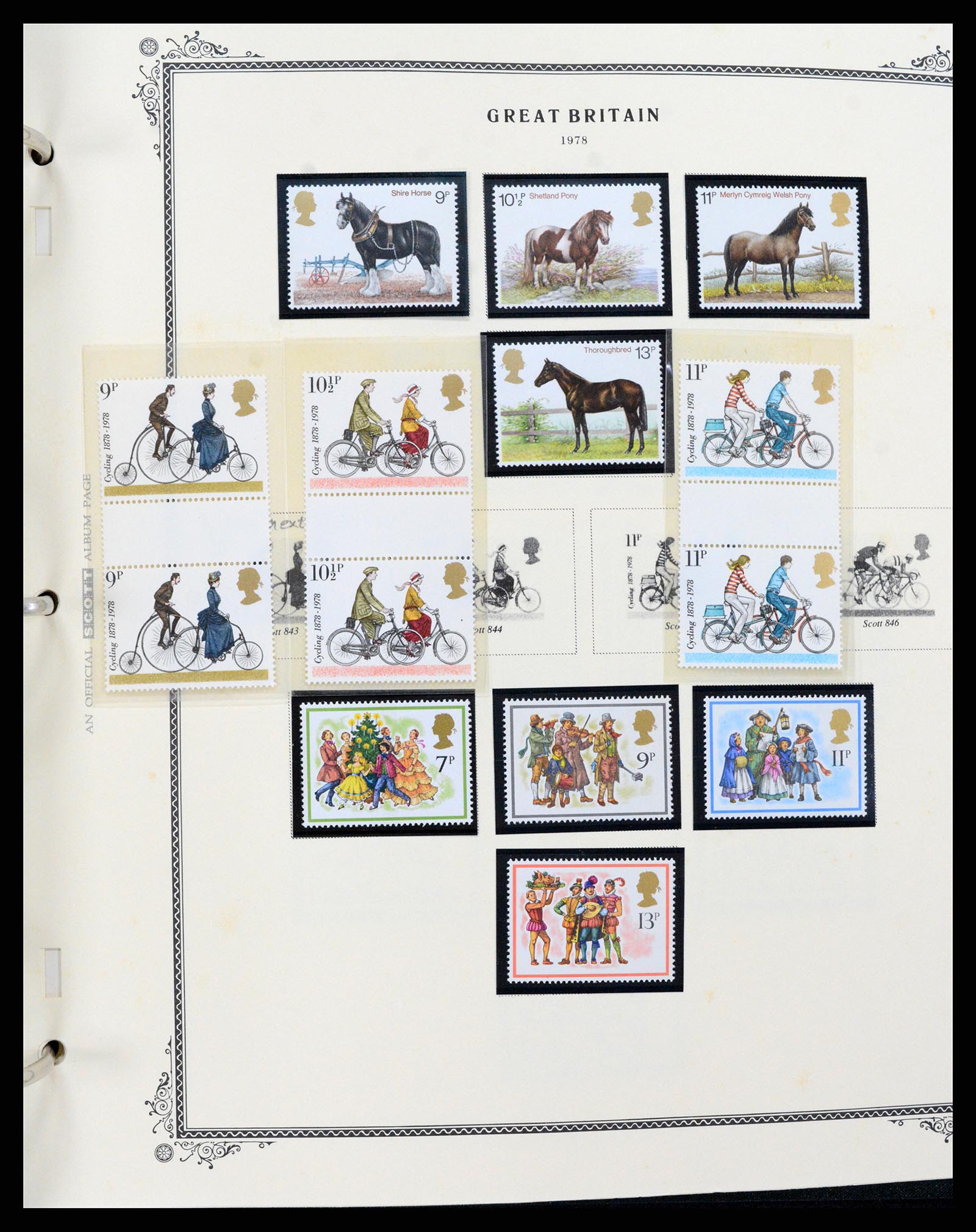 37630 094 - Postzegelverzameling 37630 Engeland 1840-1990.