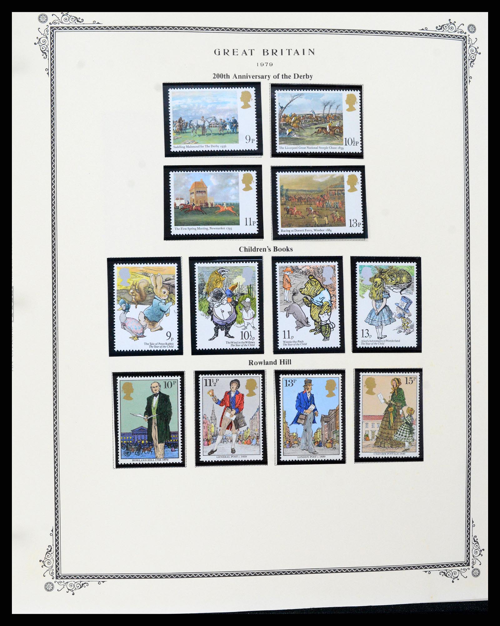 37630 096 - Postzegelverzameling 37630 Engeland 1840-1990.