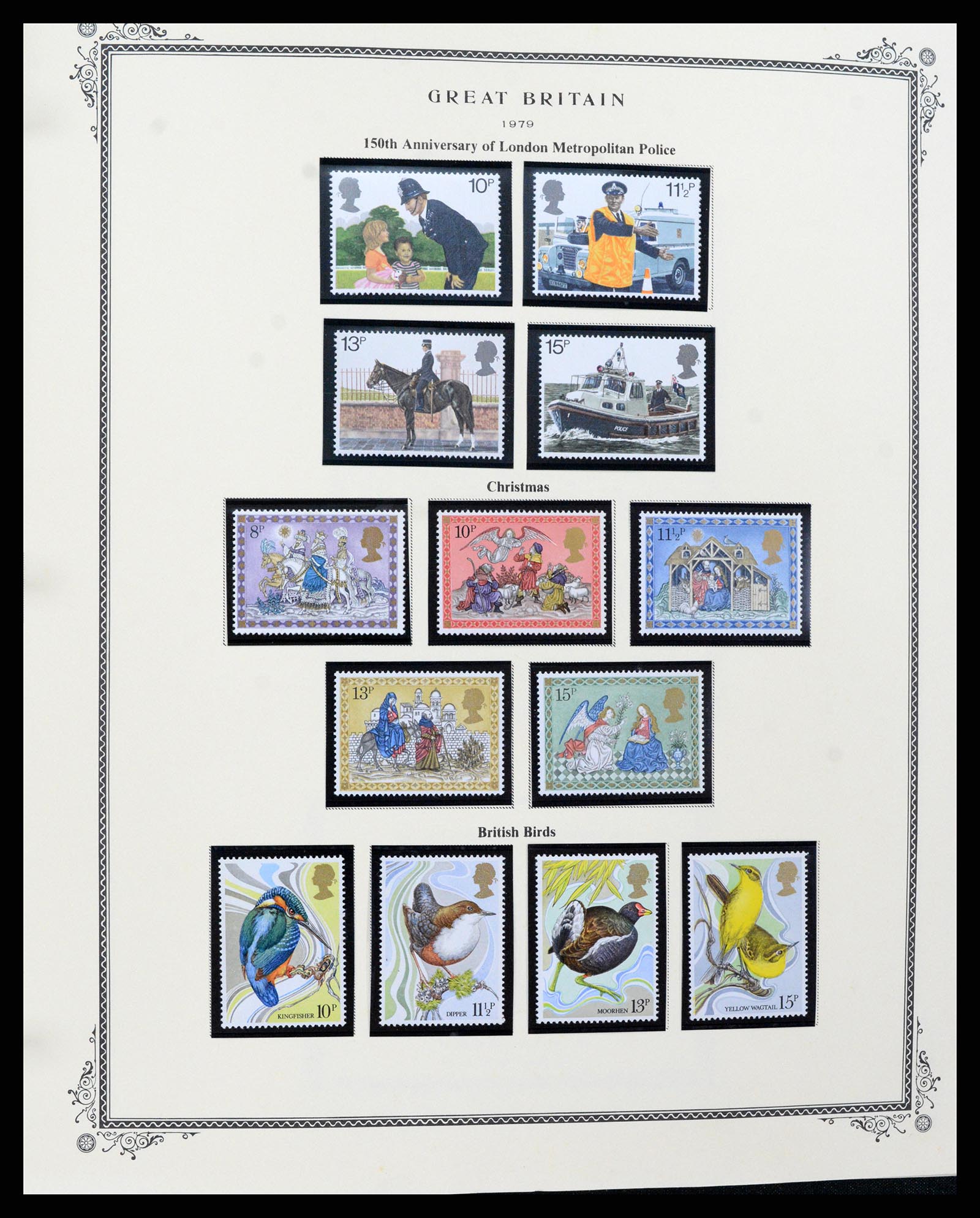37630 098 - Postzegelverzameling 37630 Engeland 1840-1990.