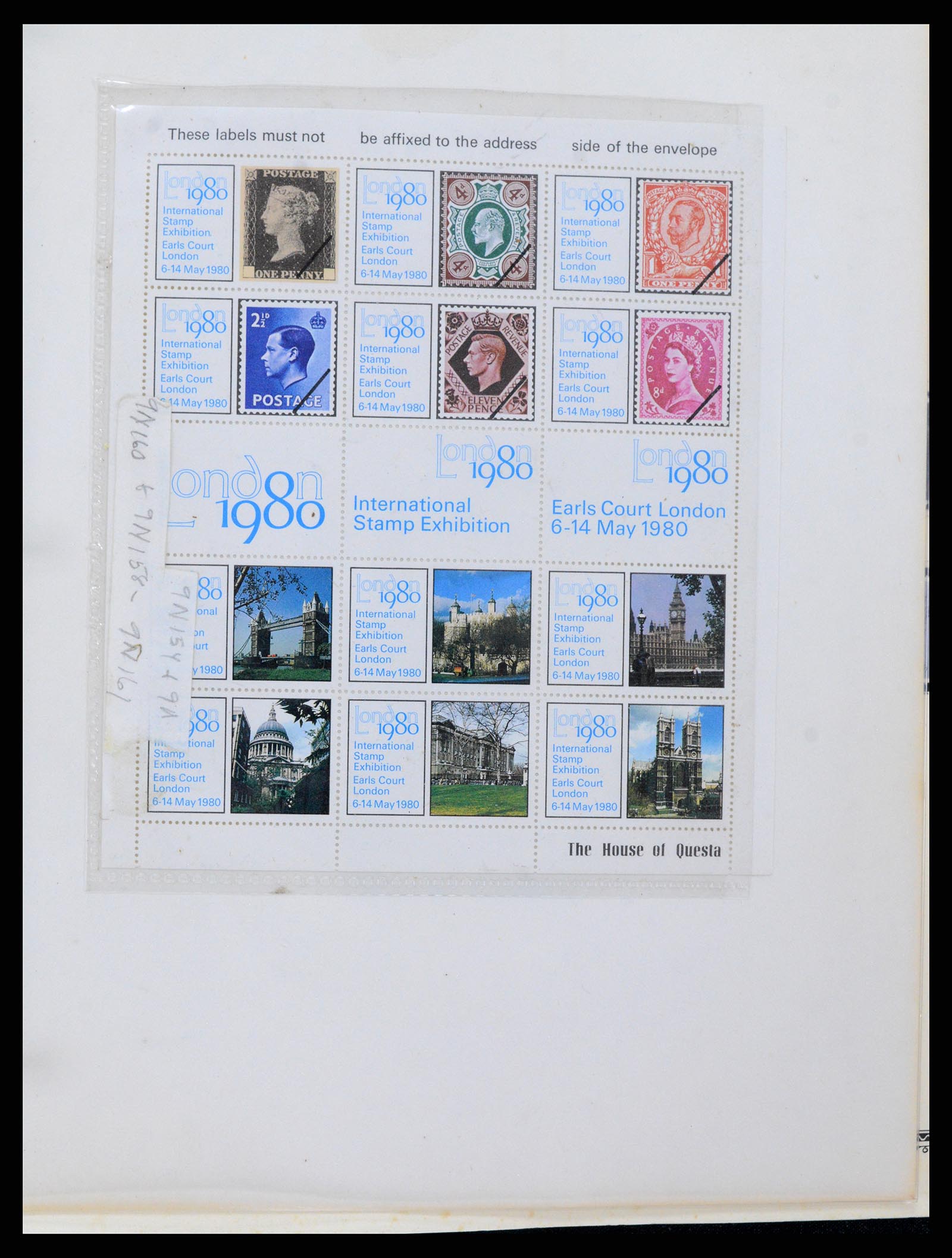 37630 100 - Postzegelverzameling 37630 Engeland 1840-1990.