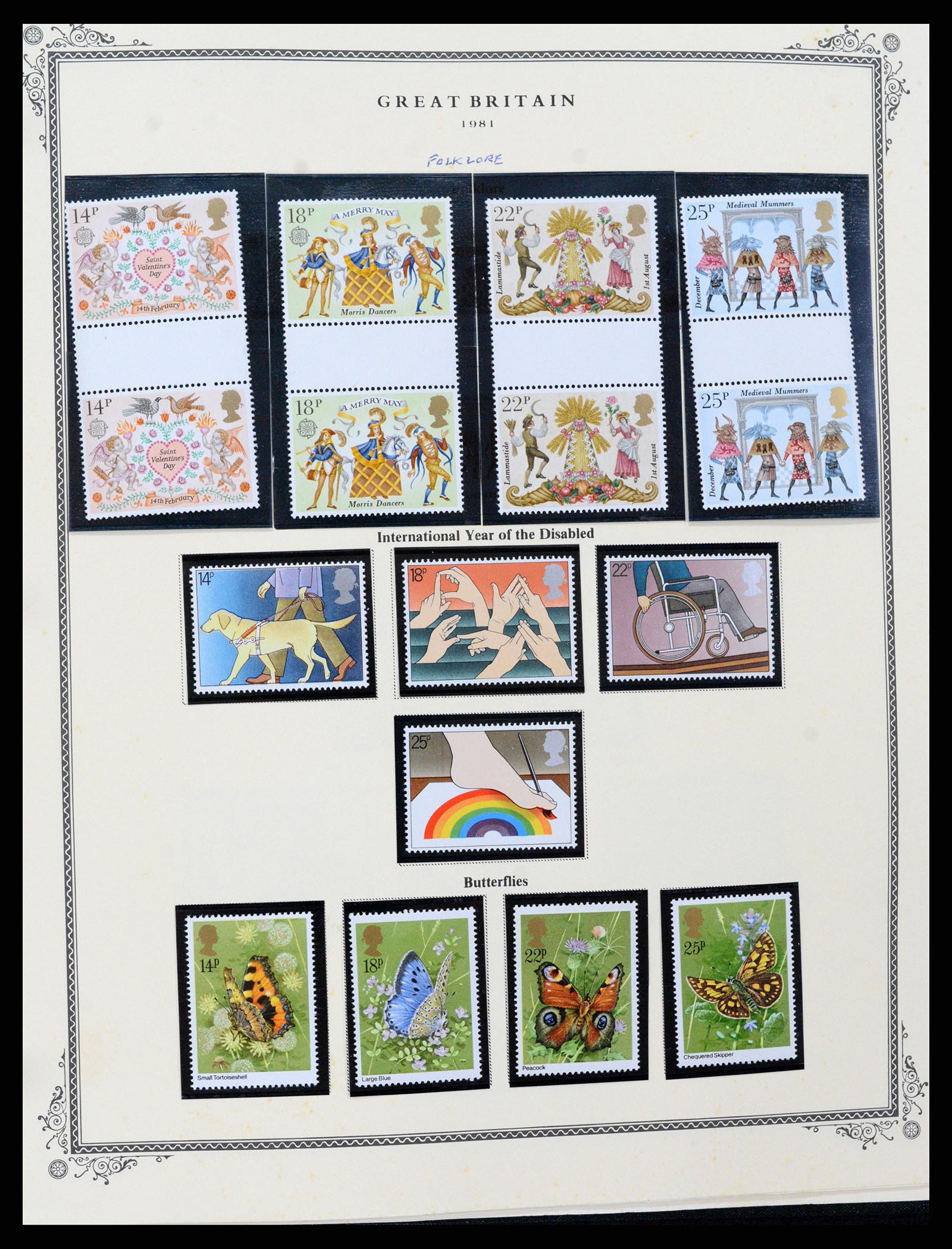 37630 106 - Postzegelverzameling 37630 Engeland 1840-1990.