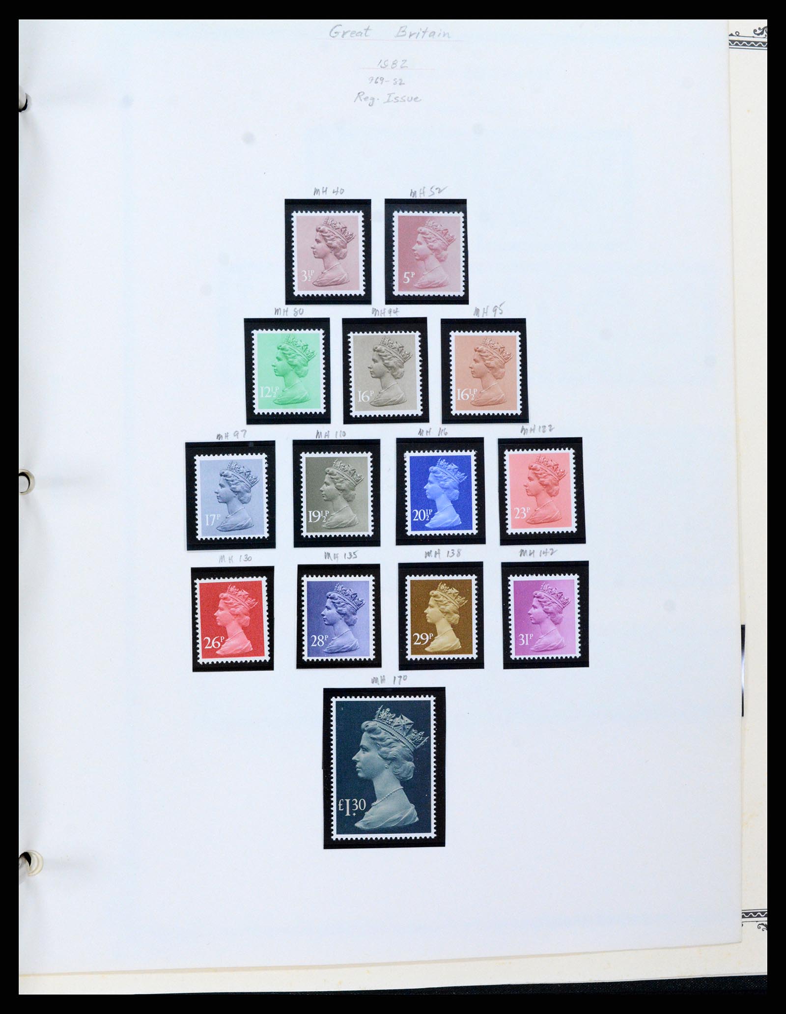 37630 110 - Postzegelverzameling 37630 Engeland 1840-1990.