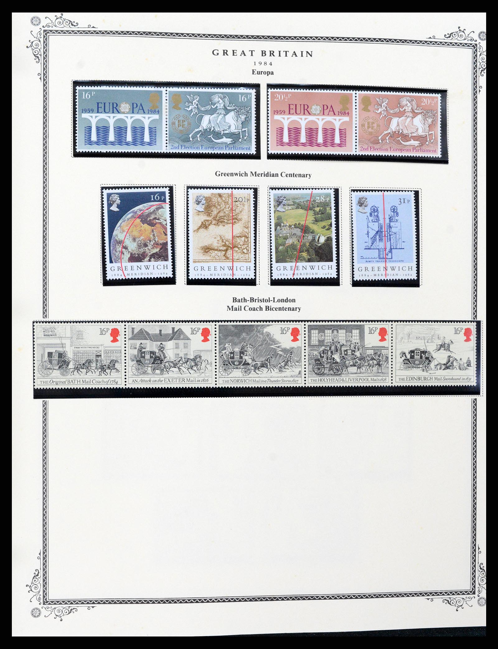 37630 117 - Stamp collection 37630 Great Britain 1840-1990.