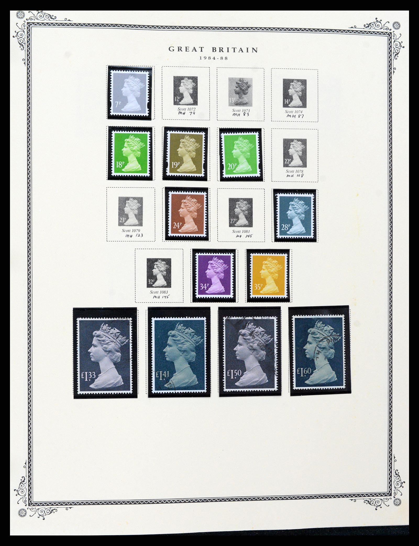 37630 120 - Postzegelverzameling 37630 Engeland 1840-1990.
