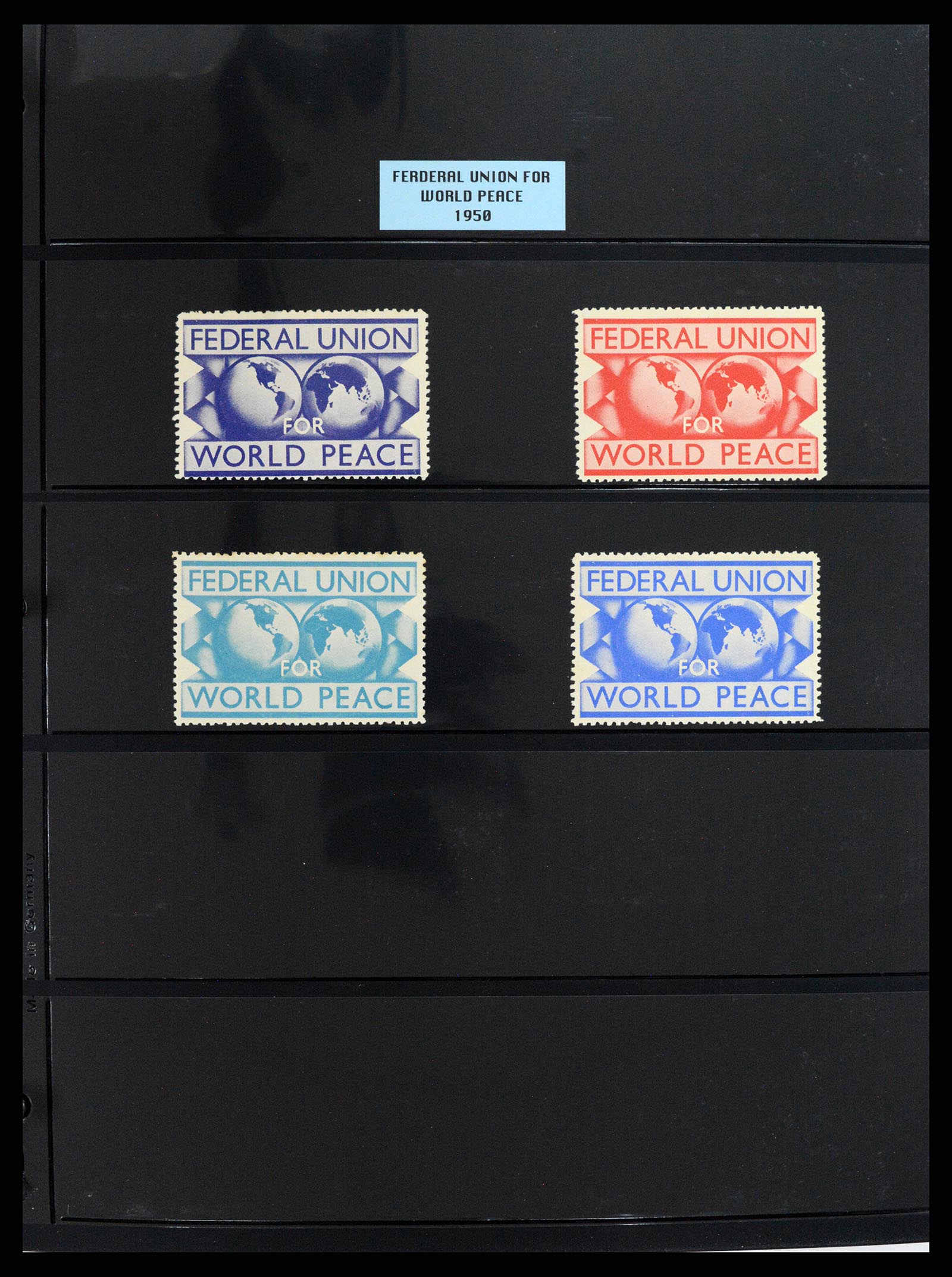 37631 007 - Stamp collection 37631 United Nations cinderella's 1942-2006.