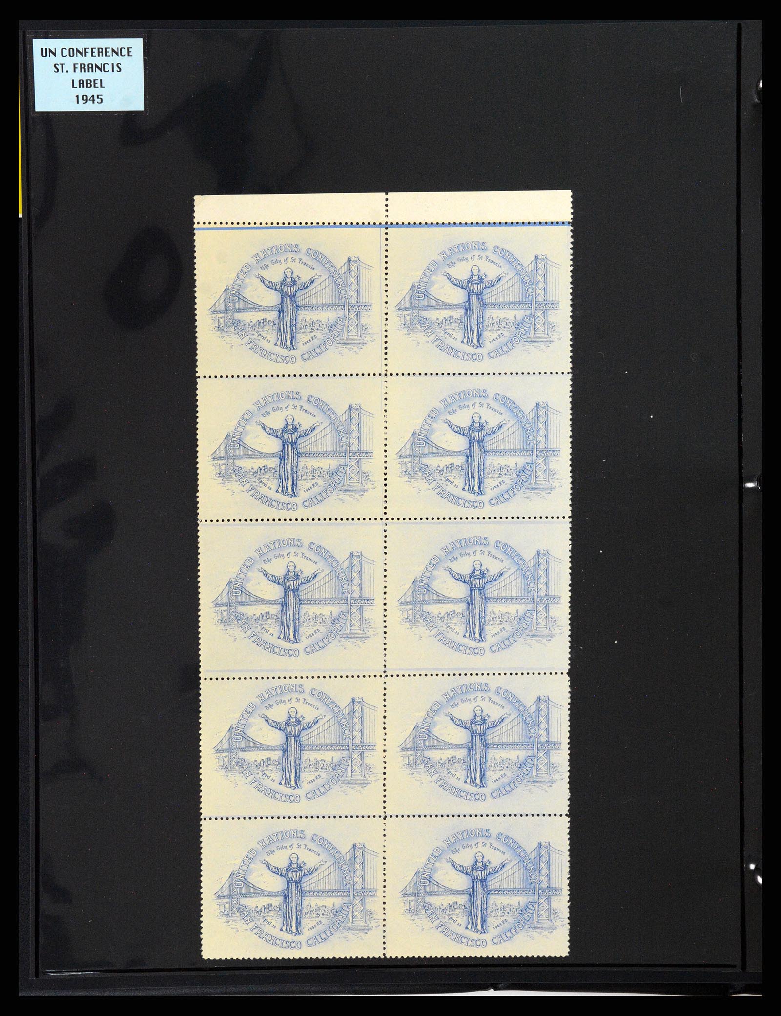 37631 019 - Postzegelverzameling 37631 Verenigde Naties cinderella's 1942-2006.