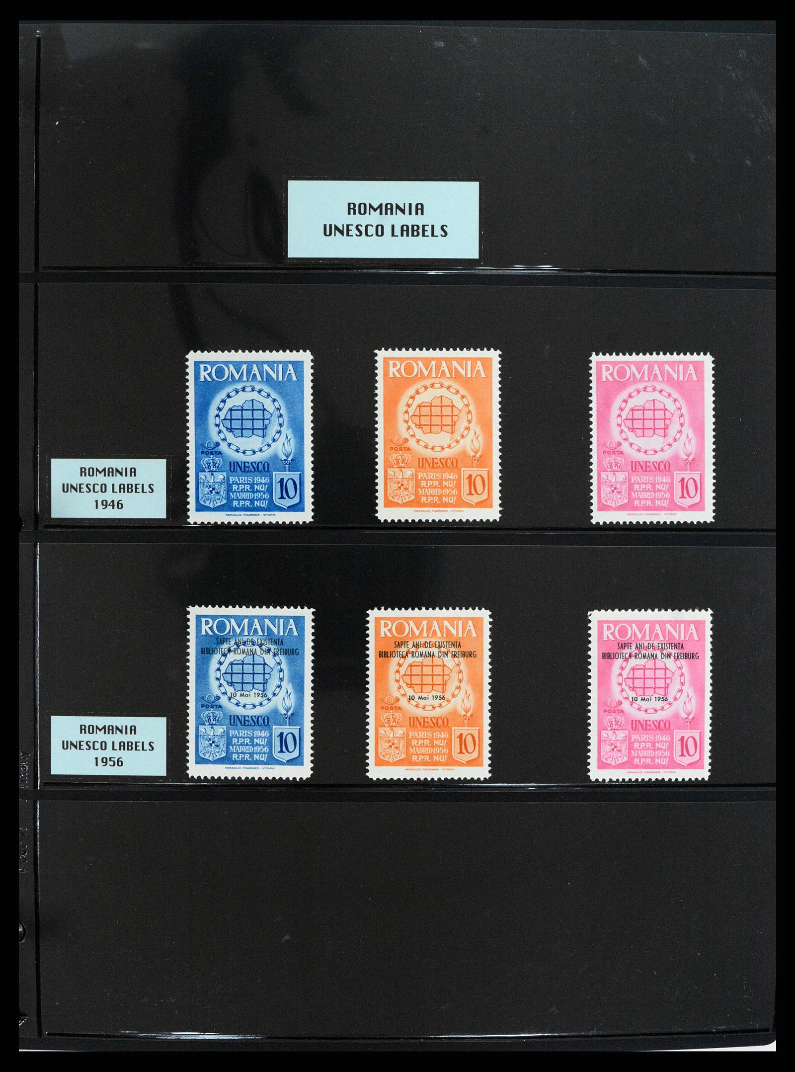 37631 038 - Stamp collection 37631 United Nations cinderella's 1942-2006.