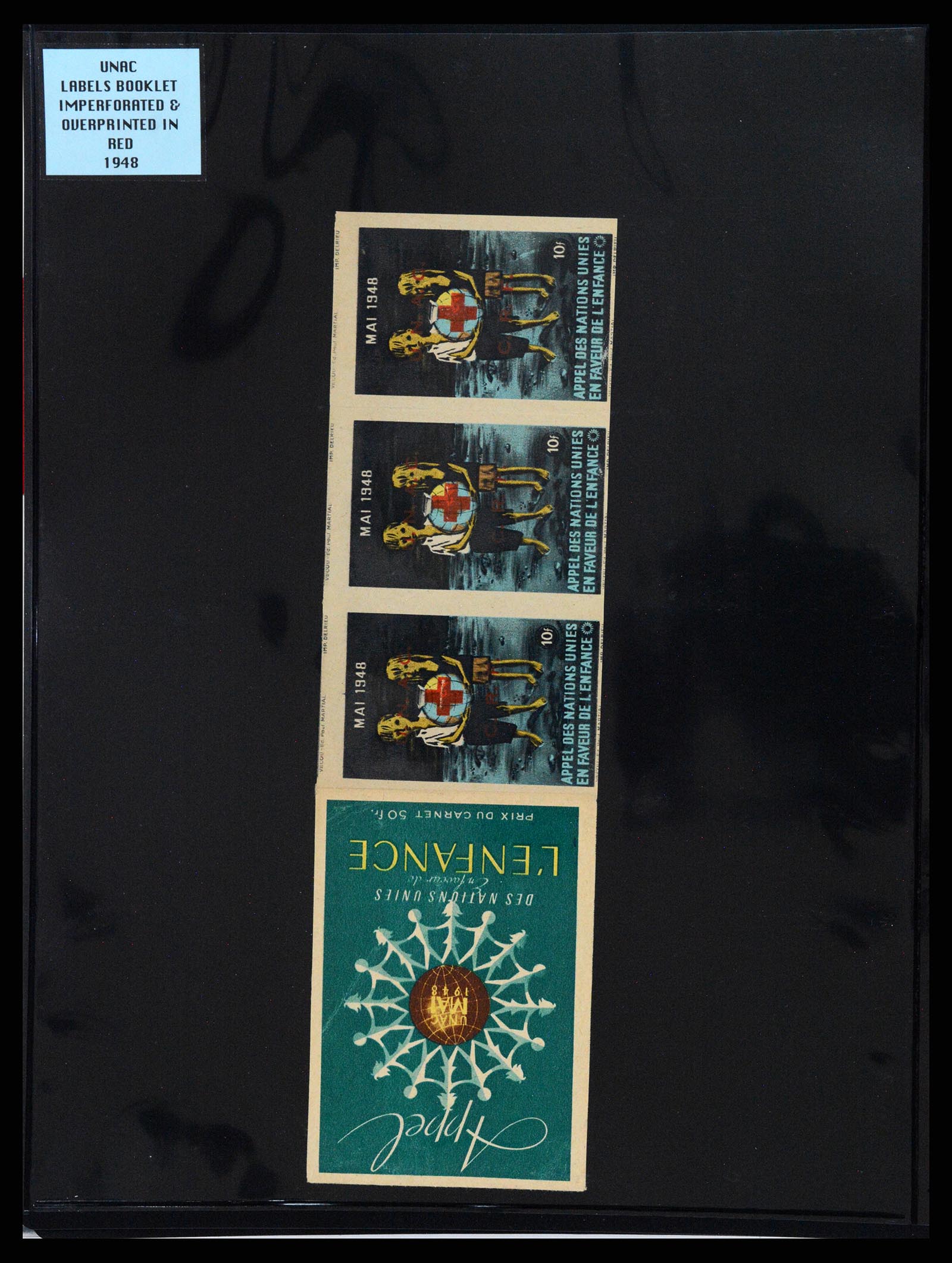 37631 047 - Postzegelverzameling 37631 Verenigde Naties cinderella's 1942-2006.