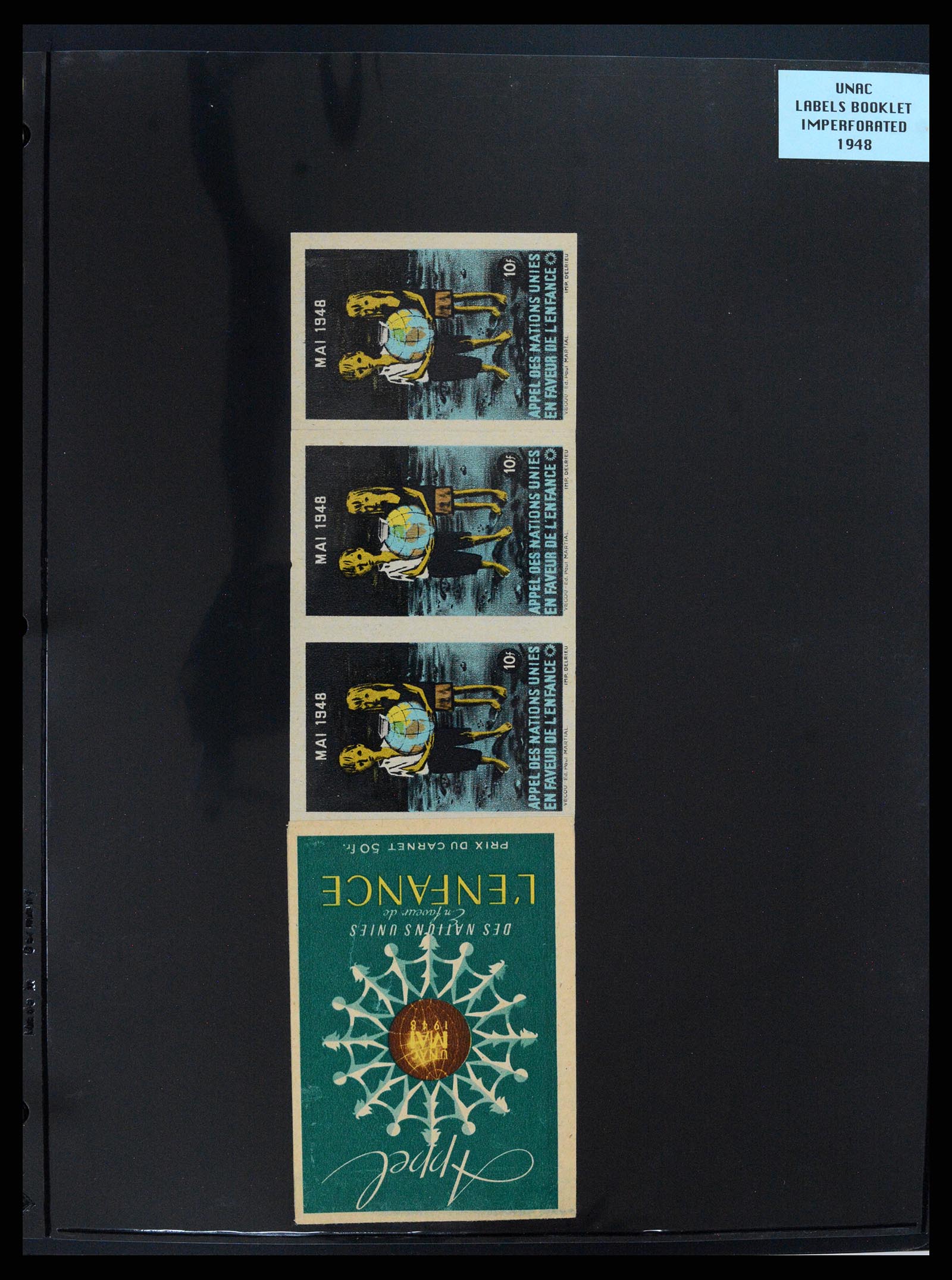 37631 048 - Postzegelverzameling 37631 Verenigde Naties cinderella's 1942-2006.