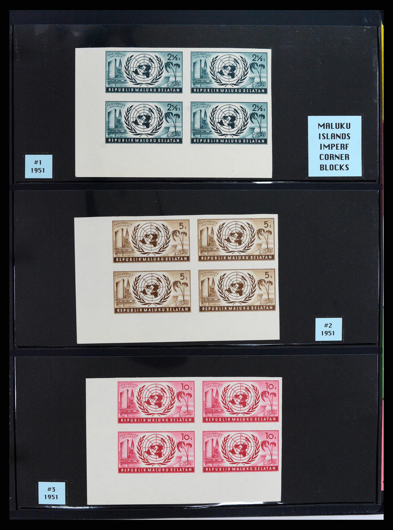 37631 059 - Stamp collection 37631 United Nations cinderella's 1942-2006.