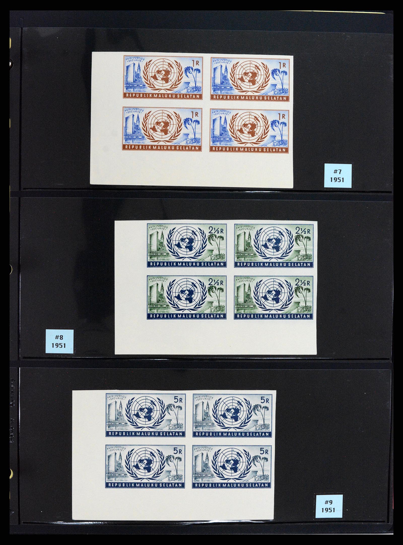 37631 061 - Stamp collection 37631 United Nations cinderella's 1942-2006.