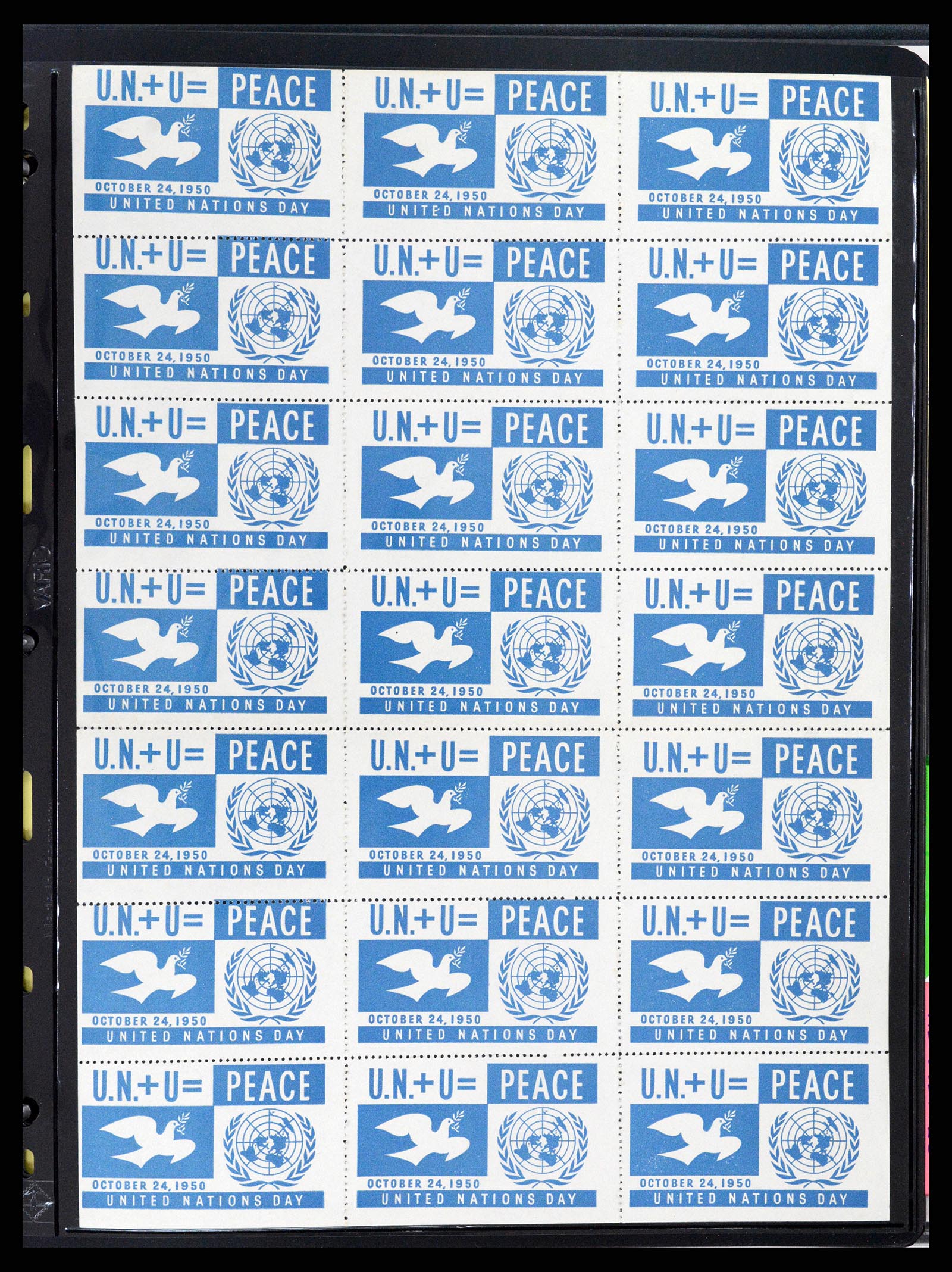 37631 148 - Stamp collection 37631 United Nations cinderella's 1942-2006.
