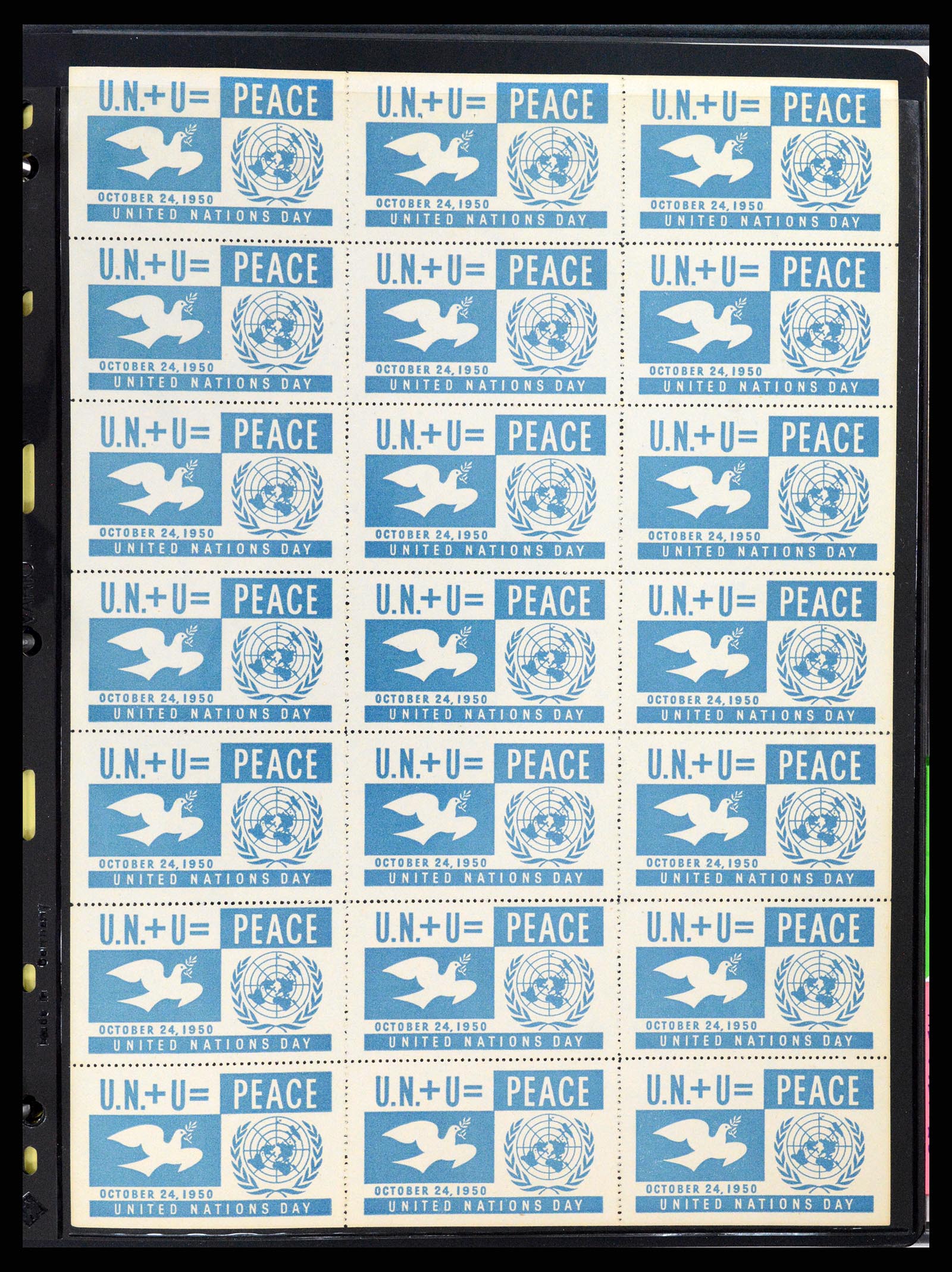 37631 149 - Stamp collection 37631 United Nations cinderella's 1942-2006.
