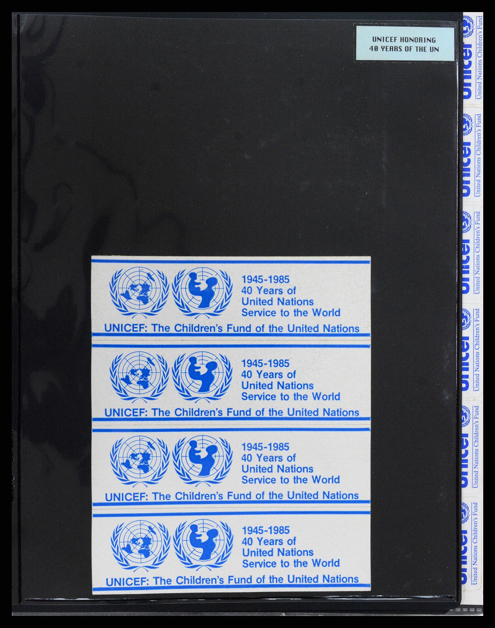 37631 166 - Postzegelverzameling 37631 Verenigde Naties cinderella's 1942-2006.