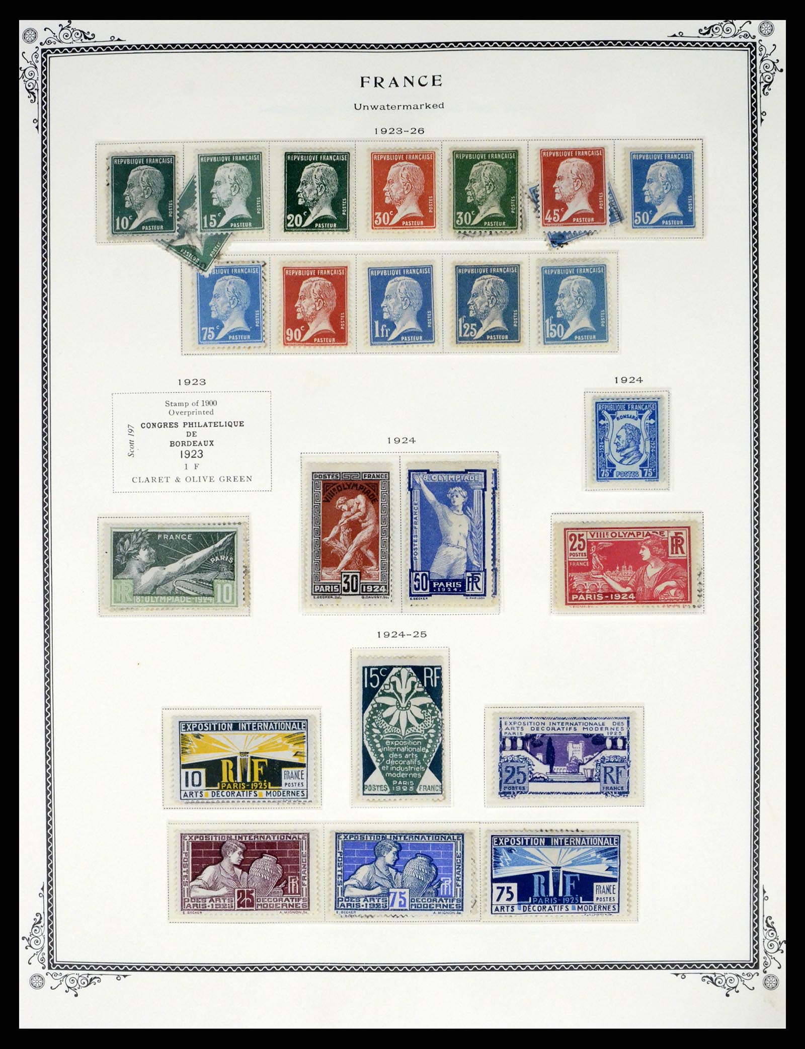 37632 007 - Postzegelverzameling 37632 Frankrijk 1849-2001.