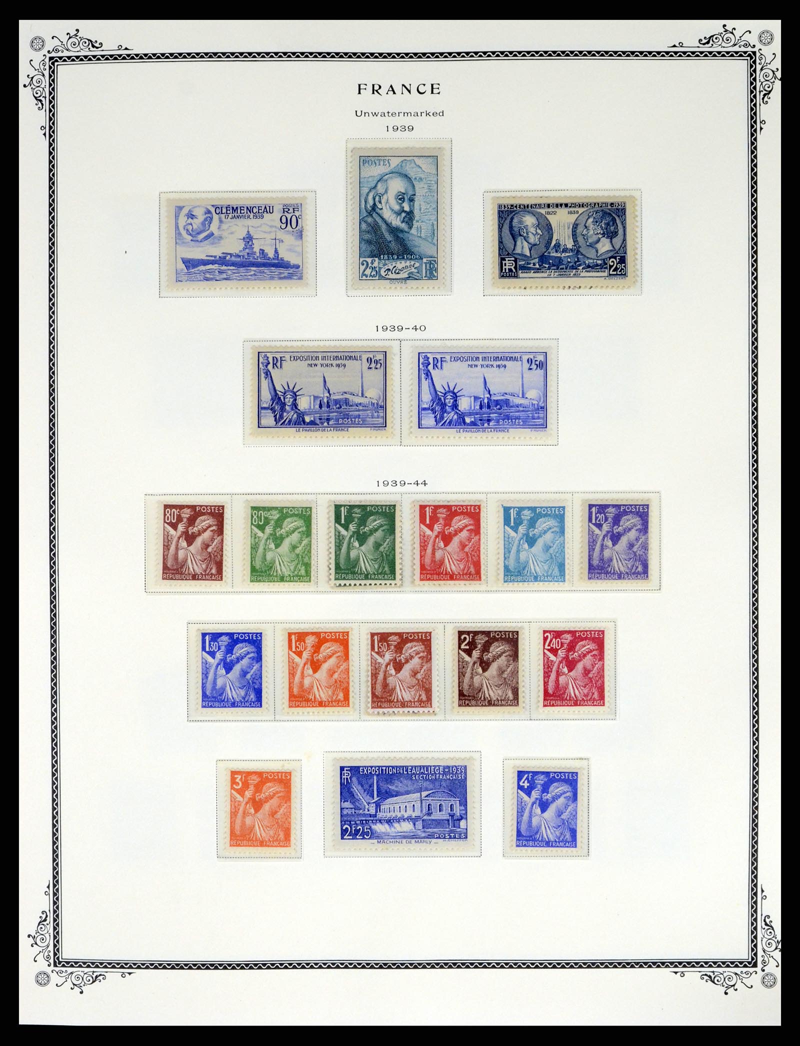 37632 014 - Postzegelverzameling 37632 Frankrijk 1849-2001.
