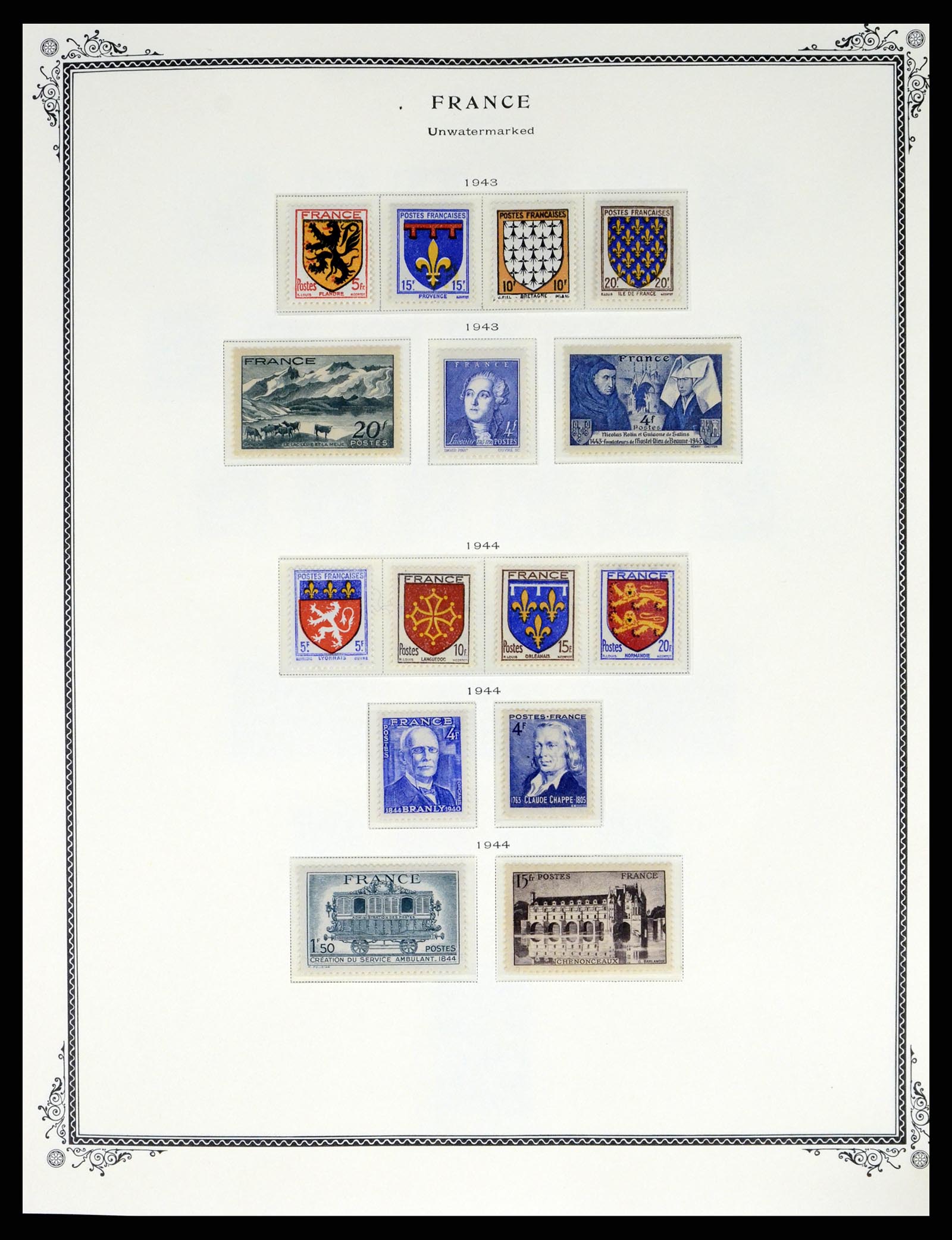 37632 018 - Postzegelverzameling 37632 Frankrijk 1849-2001.