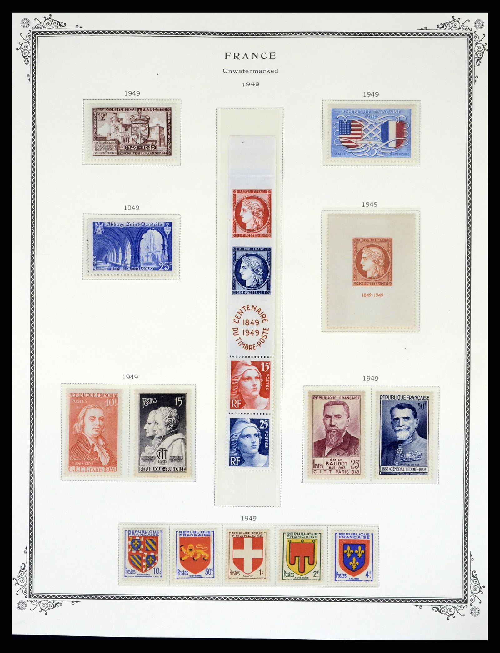 37632 024 - Postzegelverzameling 37632 Frankrijk 1849-2001.