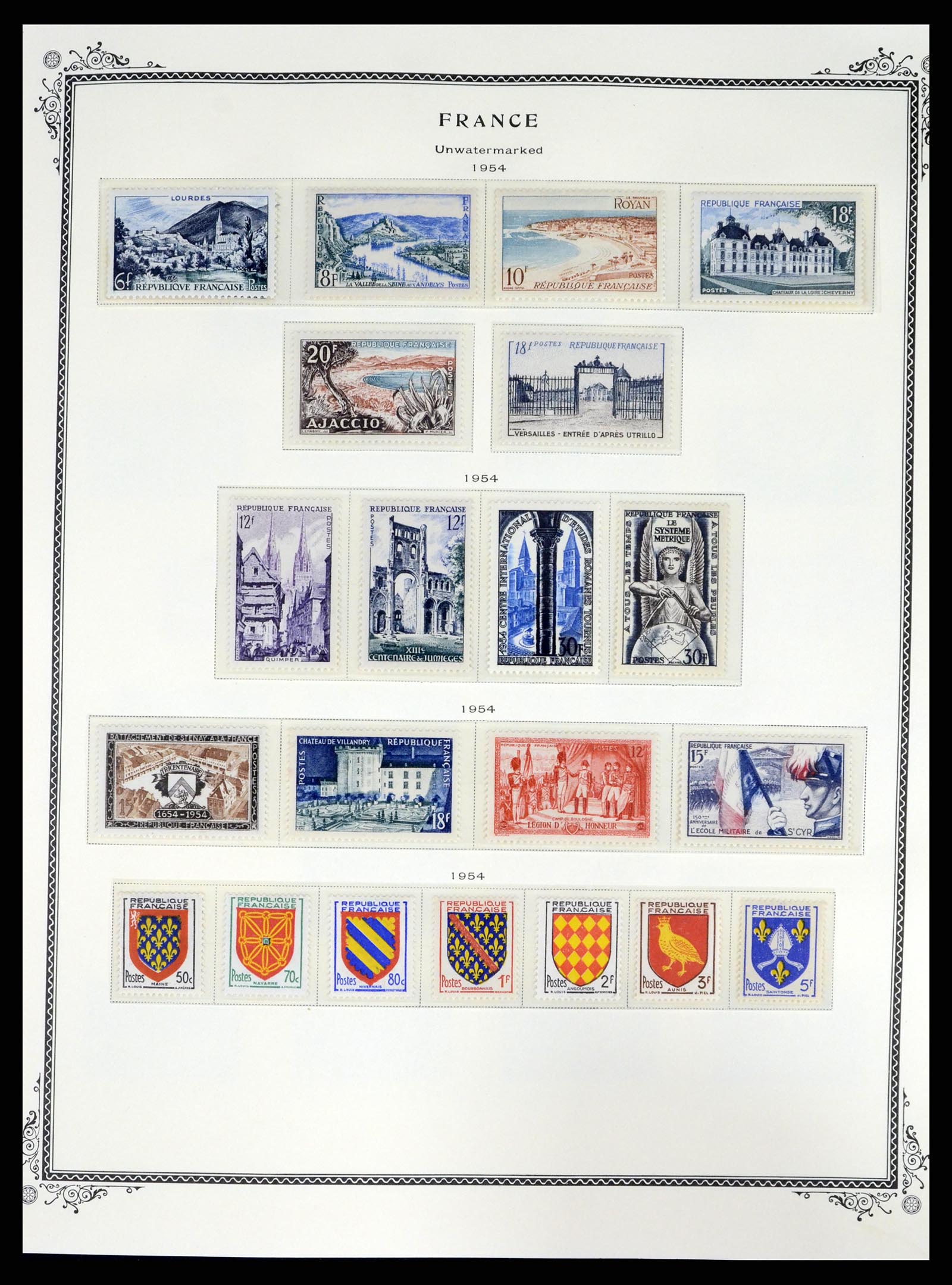 37632 029 - Postzegelverzameling 37632 Frankrijk 1849-2001.