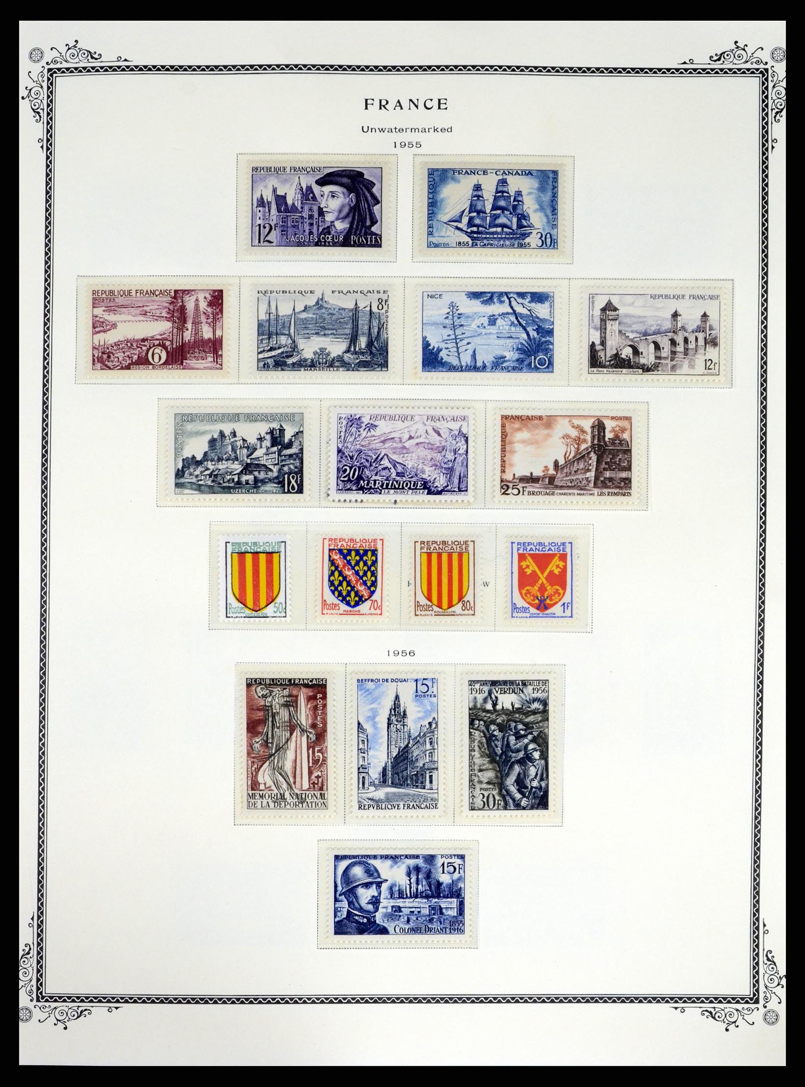 37632 031 - Postzegelverzameling 37632 Frankrijk 1849-2001.