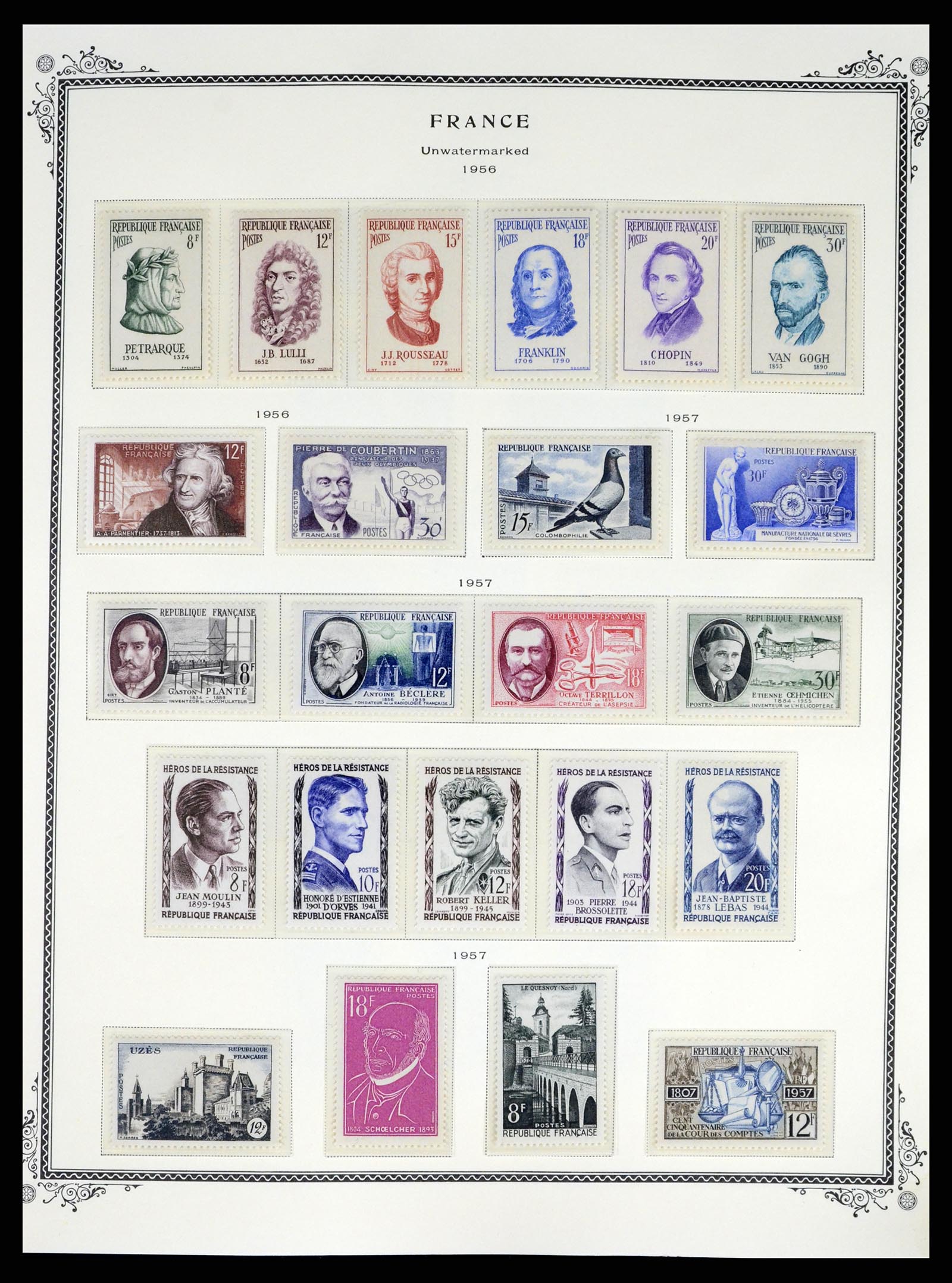 37632 033 - Postzegelverzameling 37632 Frankrijk 1849-2001.