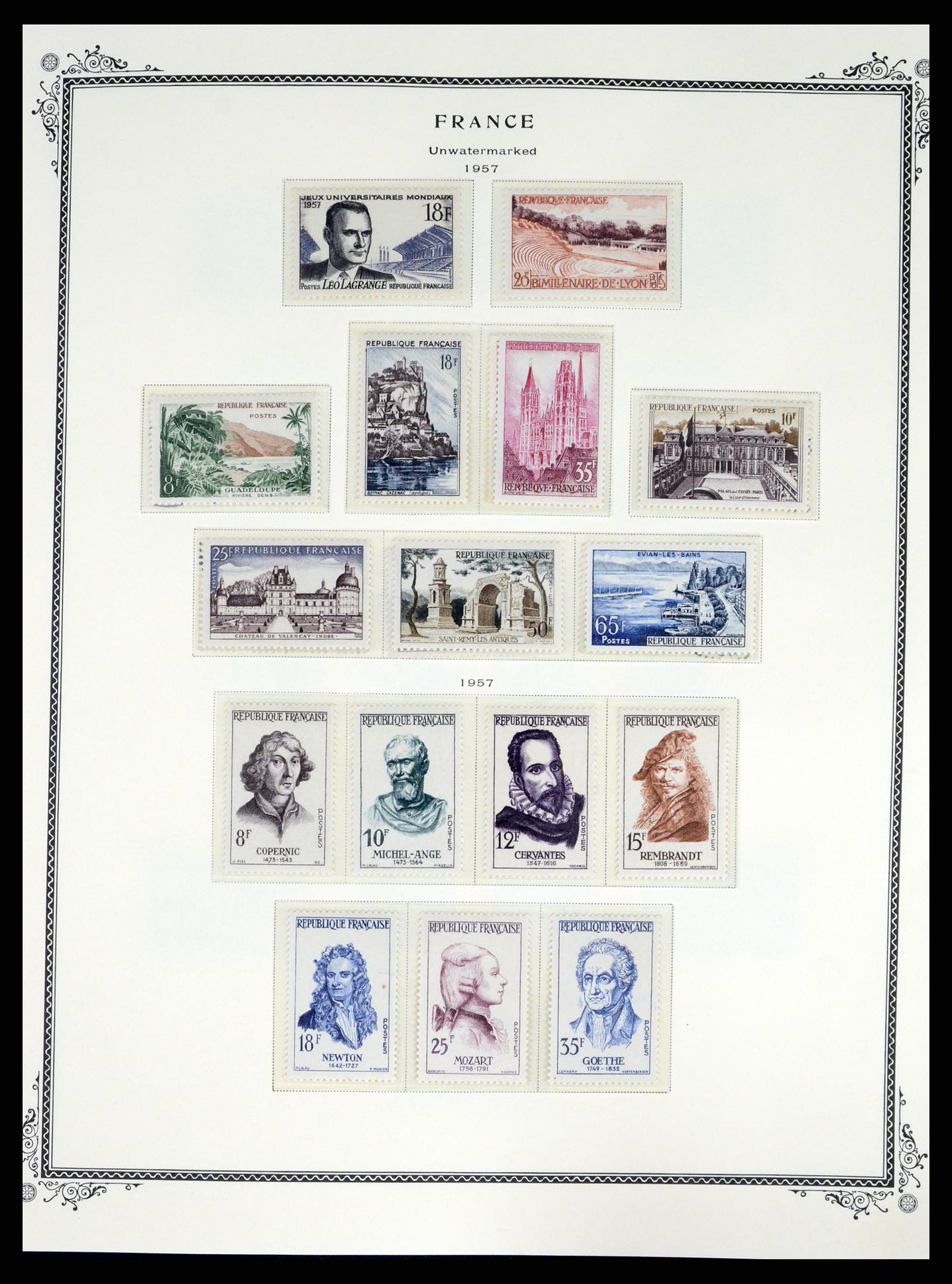 37632 035 - Postzegelverzameling 37632 Frankrijk 1849-2001.