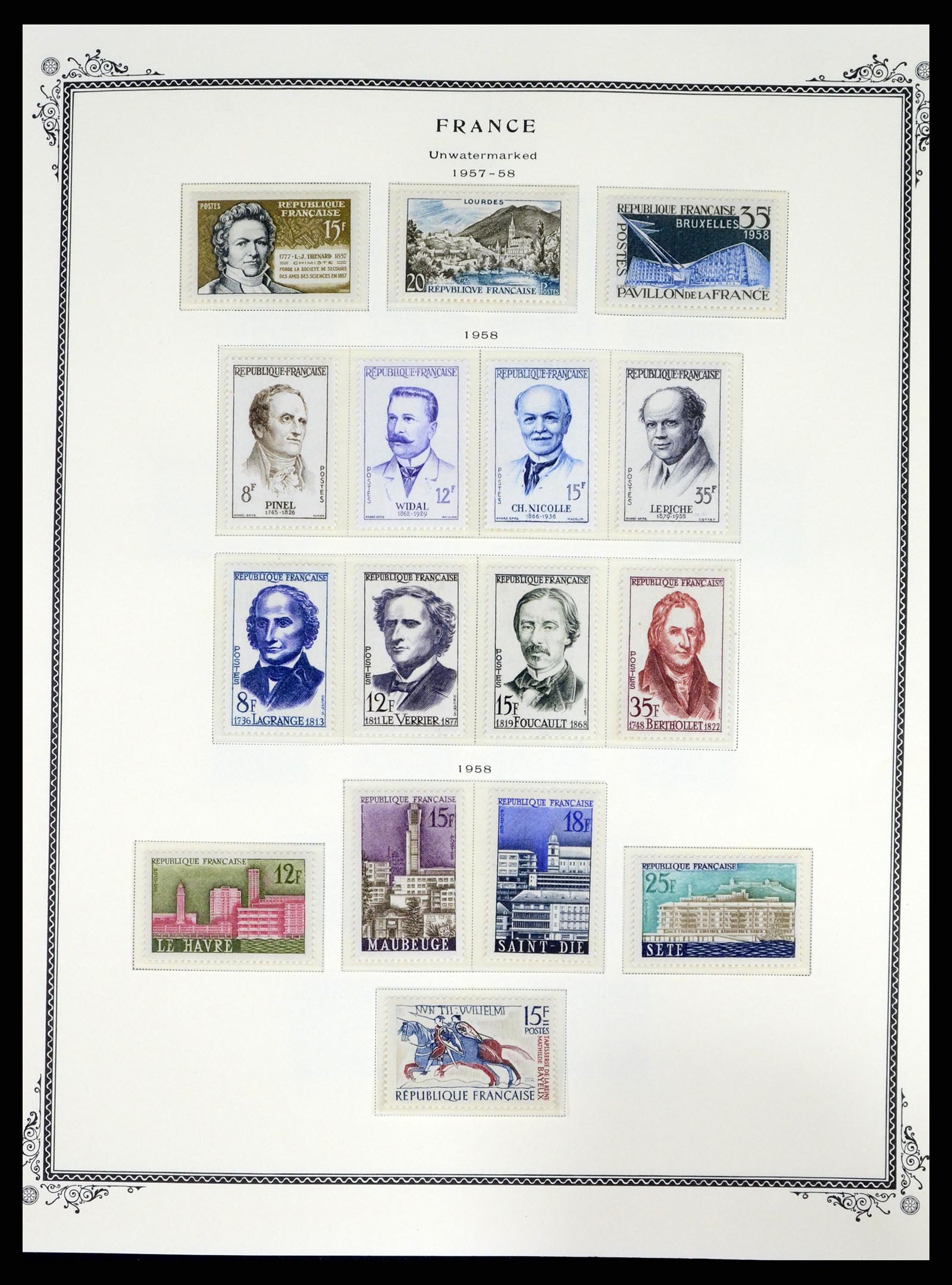 37632 036 - Postzegelverzameling 37632 Frankrijk 1849-2001.