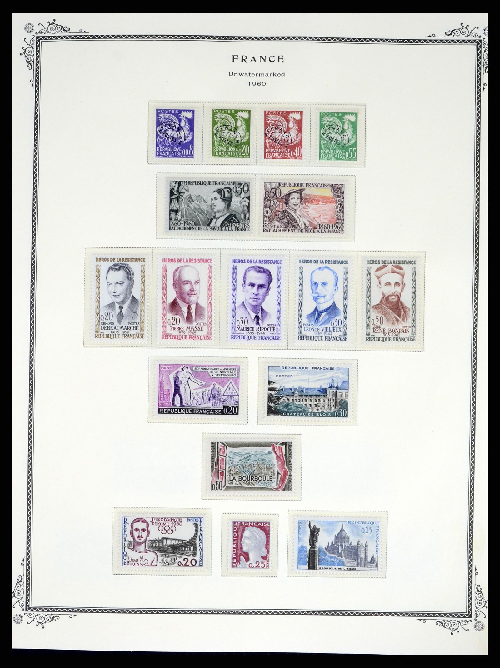 37632 041 - Postzegelverzameling 37632 Frankrijk 1849-2001.