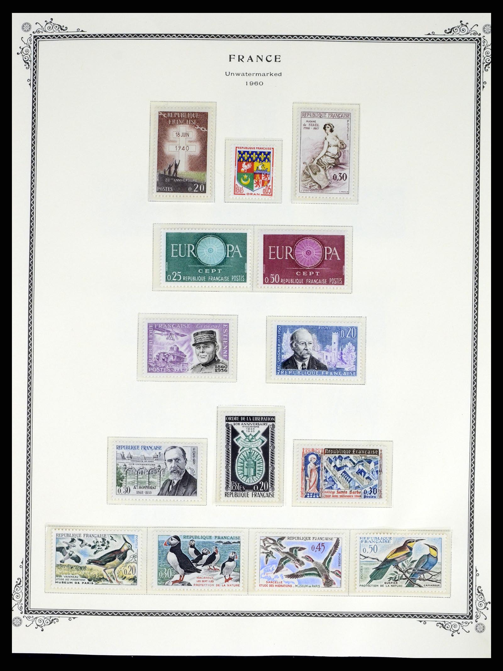 37632 042 - Postzegelverzameling 37632 Frankrijk 1849-2001.
